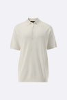 Van Laack-Strick Poloshirt mit Signature Jacquard Muster-Shirts-Black-Deal-Outlet-by-ARCHIVIST