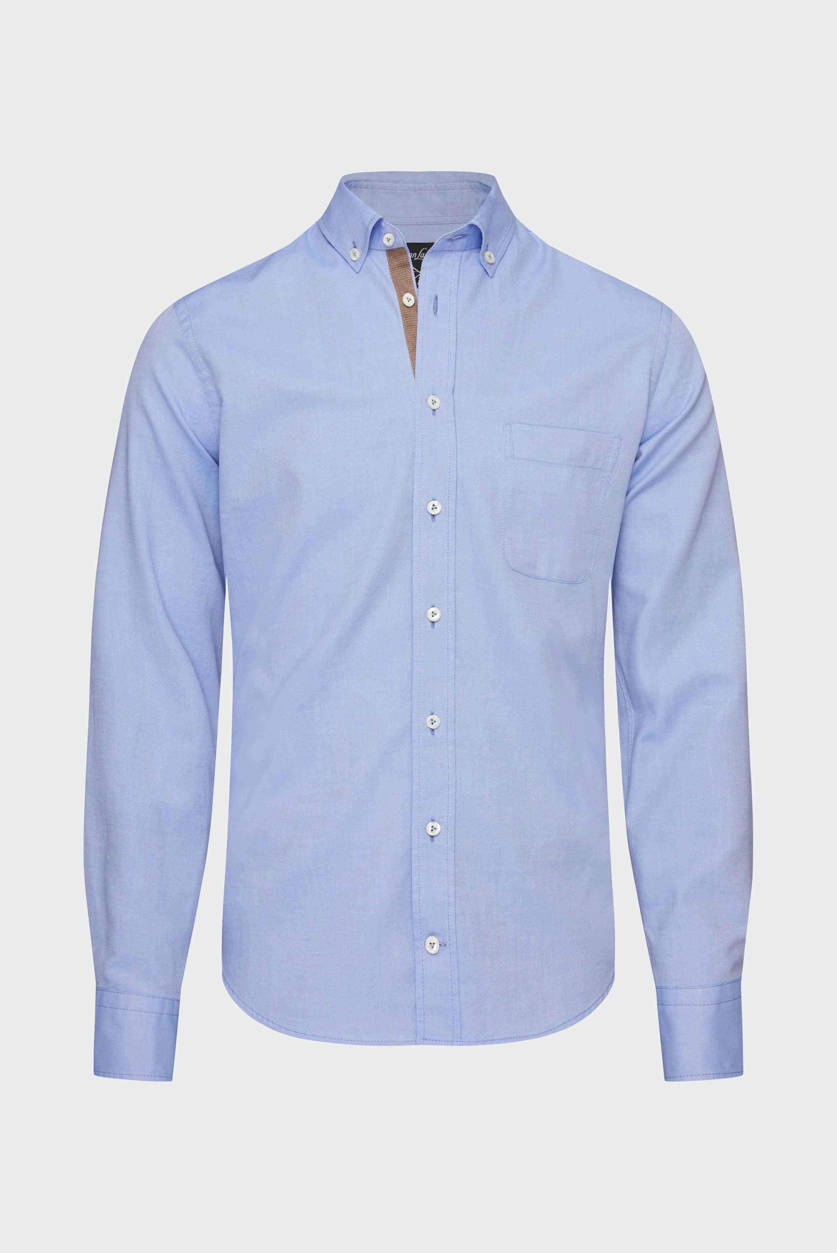 Button-down Oxford shirt with colour detail