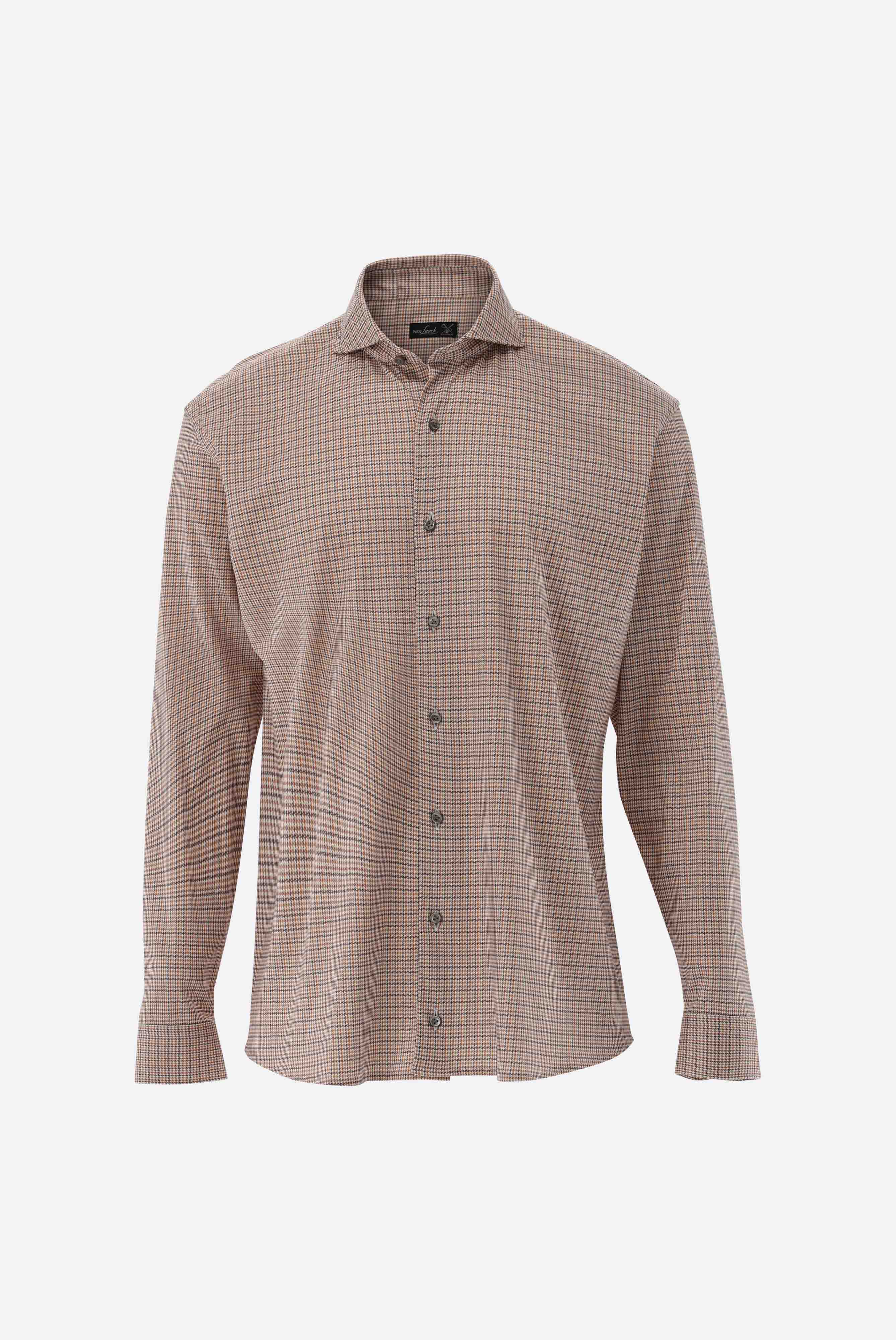 Jersey shirt made of Swiss cotton with texture