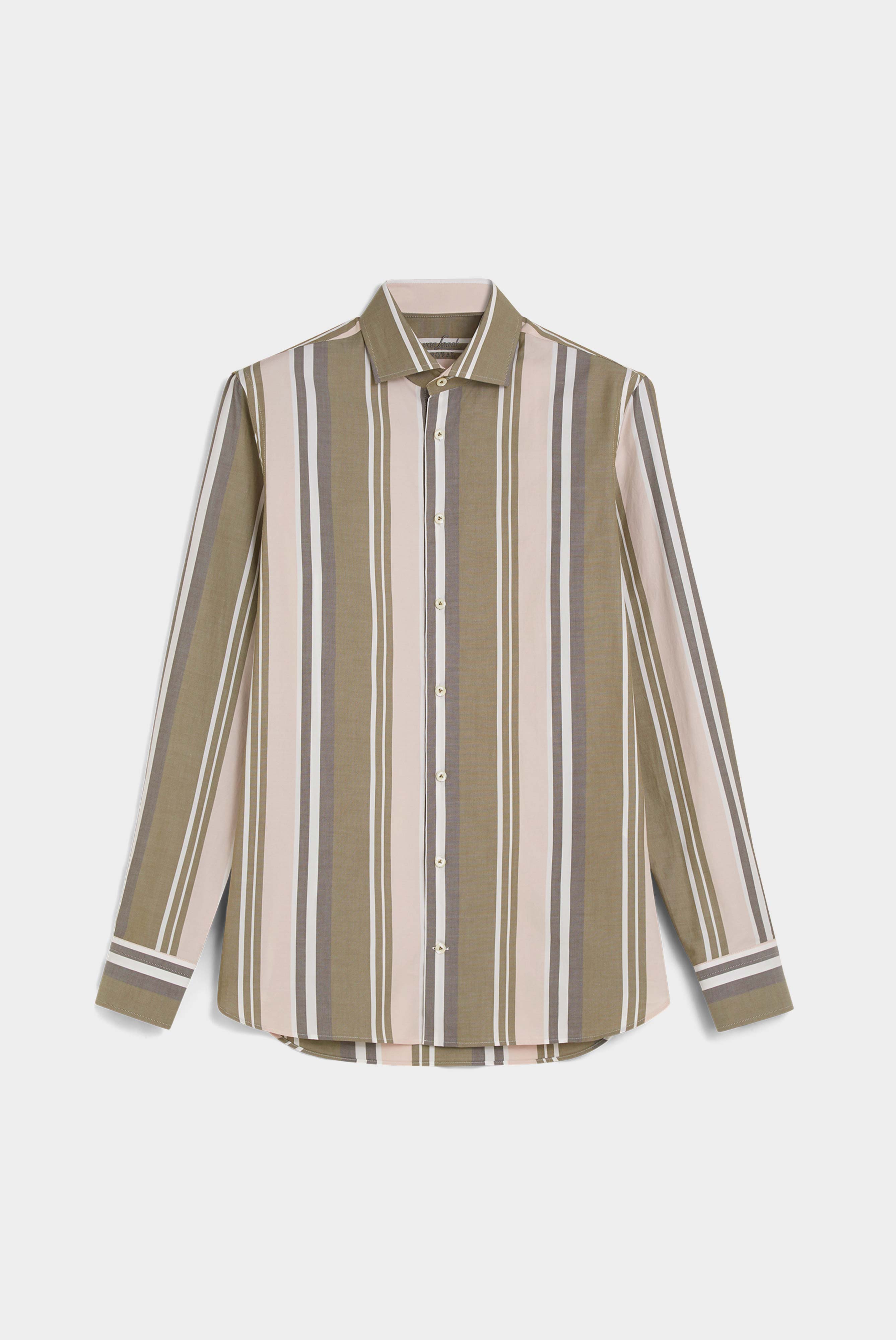 Van Laack-Sommerliches Hemd Slim Fit mit Streifenstruktur-Hemden & Blusen-Black-Deal-Outlet-by-ARCHIVIST