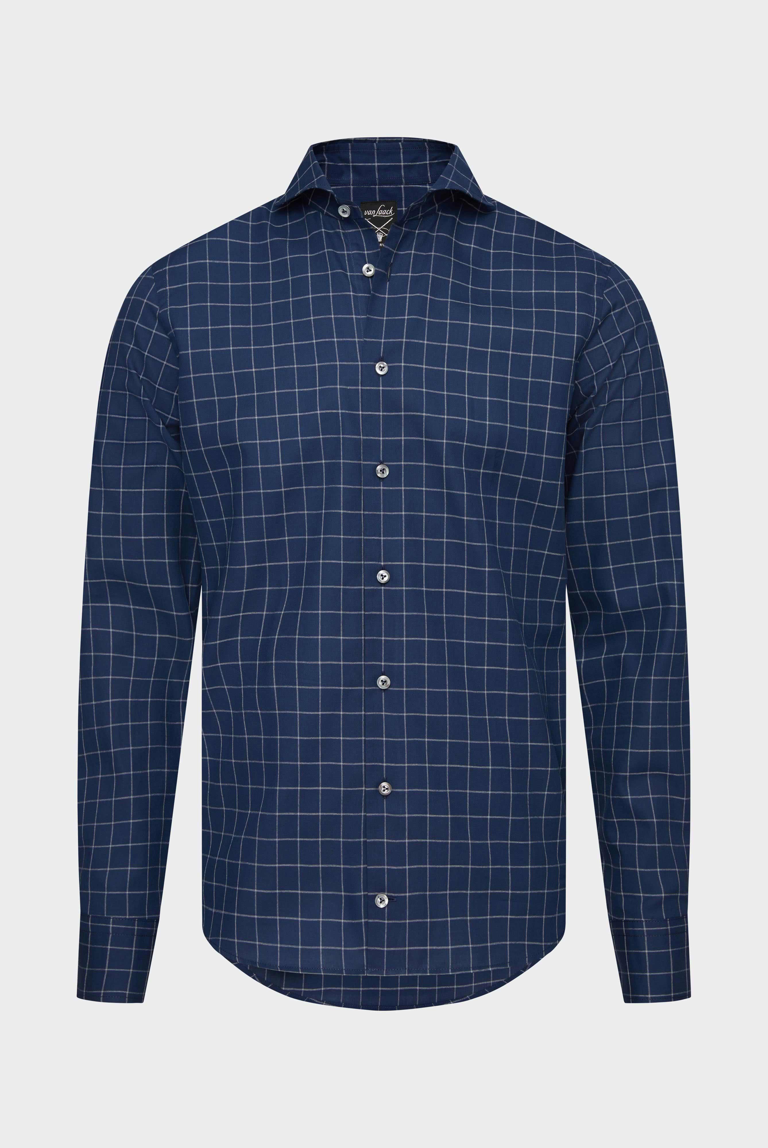 Van Laack-Kariertes Flanellhemd Tailor Fit-Hemden & Blusen-Black-Deal-Outlet-by-ARCHIVIST