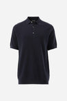Van Laack-Strick Poloshirt mit Signature Jacquard Muster-Shirts-Black-Deal-Outlet-by-ARCHIVIST