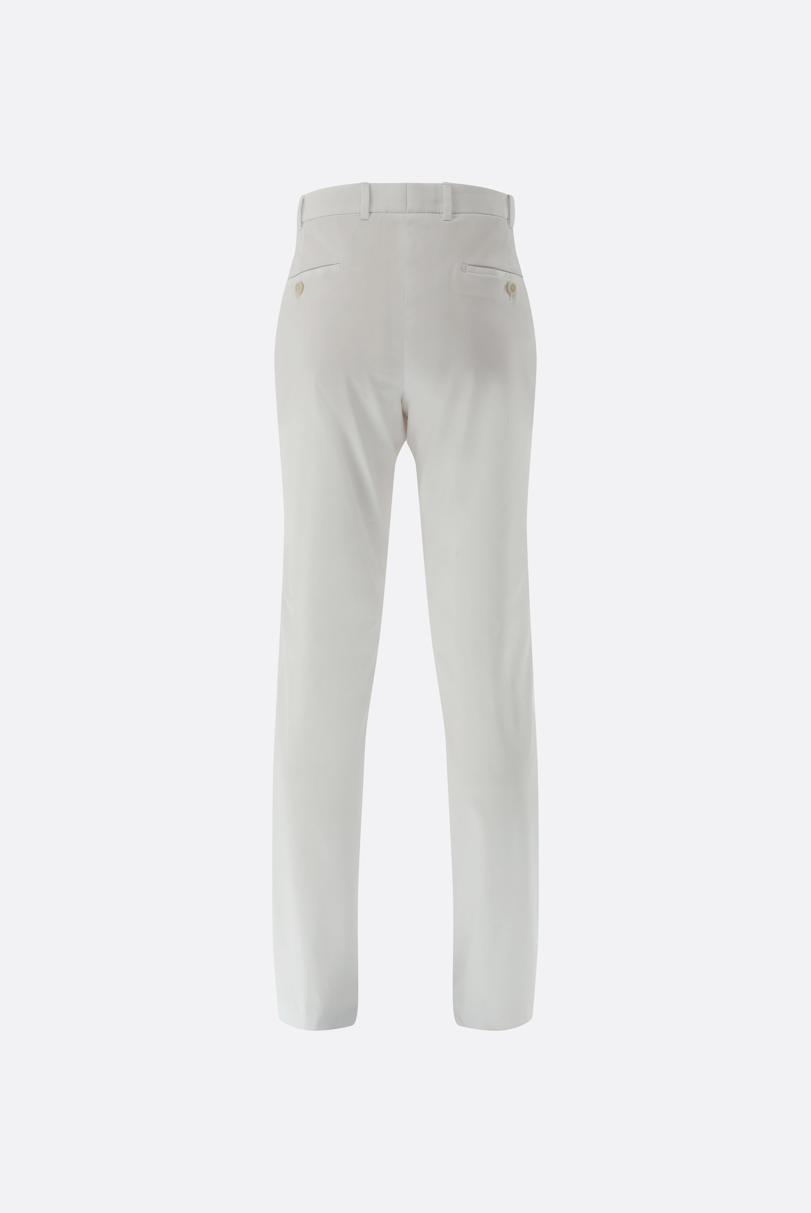 Taillierte Chino aus Baumwolle mit Stretch