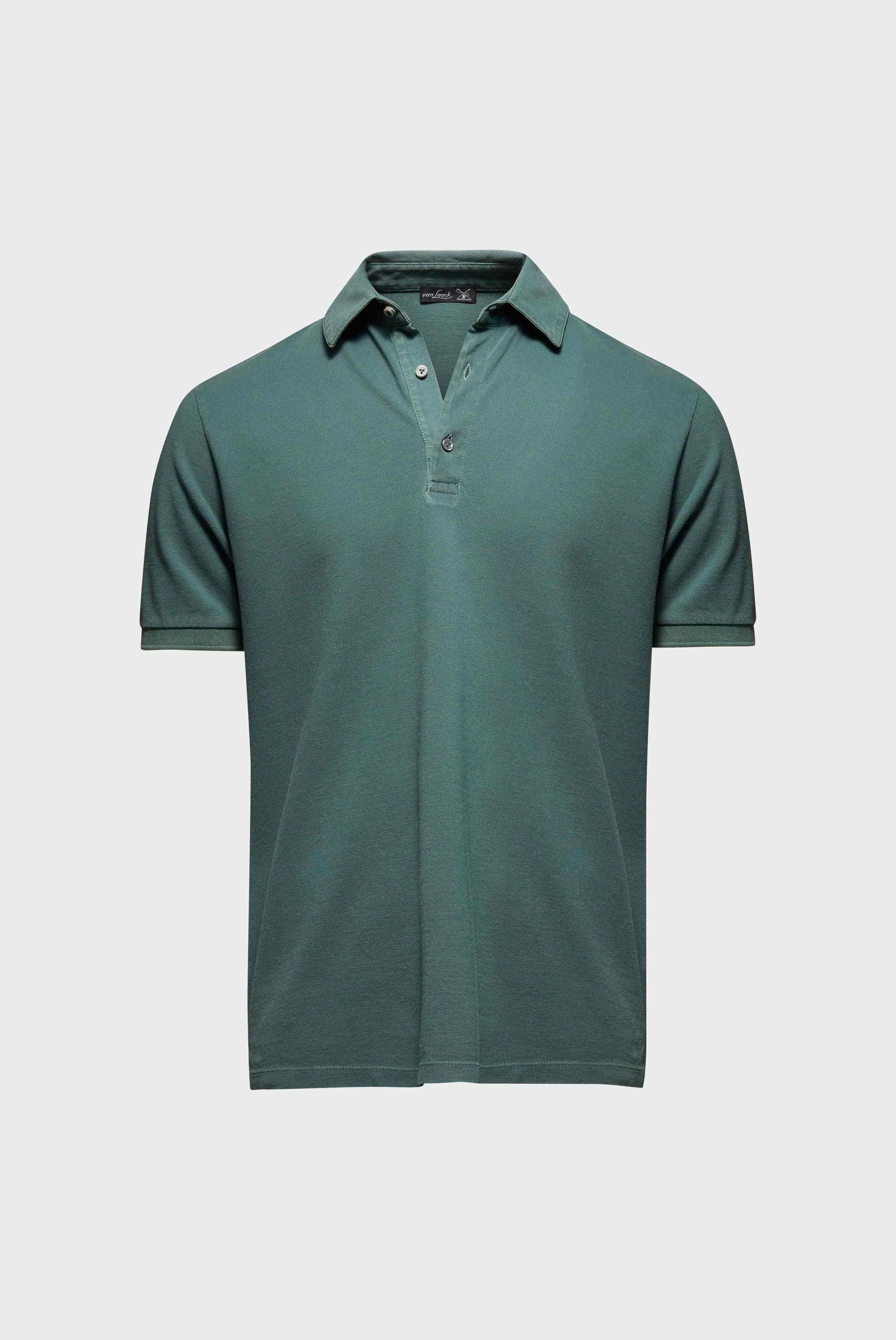 Garment dyed Piqué Poloshirt