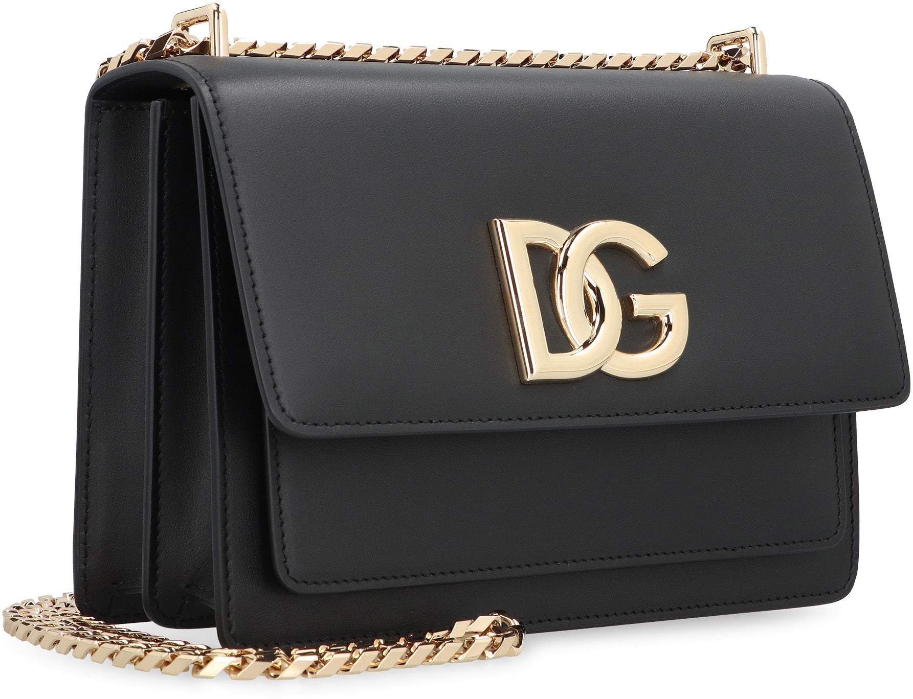 Dolce & Gabbana-OUTLET-SALE-3.5 Leather crossbody bag-ARCHIVIST