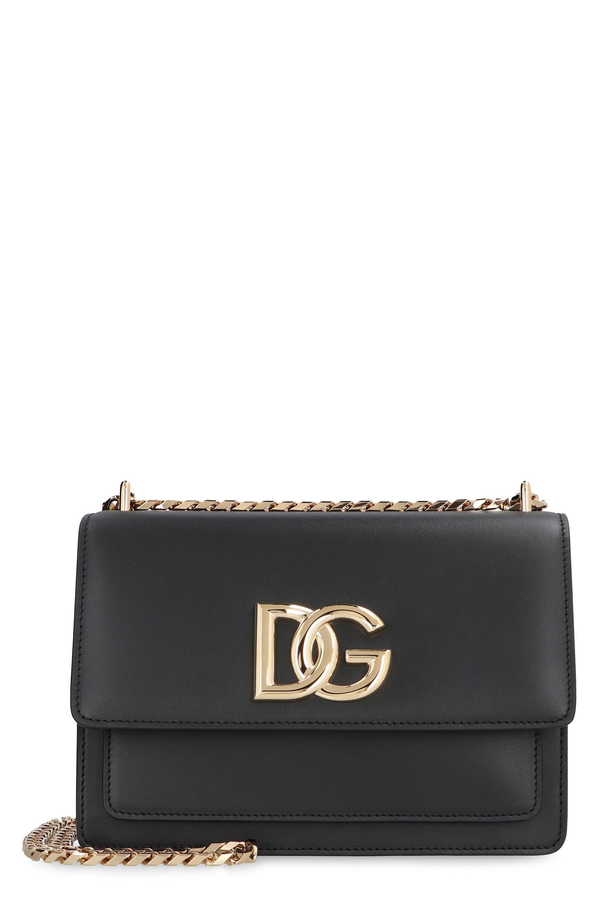 Dolce & Gabbana-OUTLET-SALE-3.5 Leather crossbody bag-ARCHIVIST