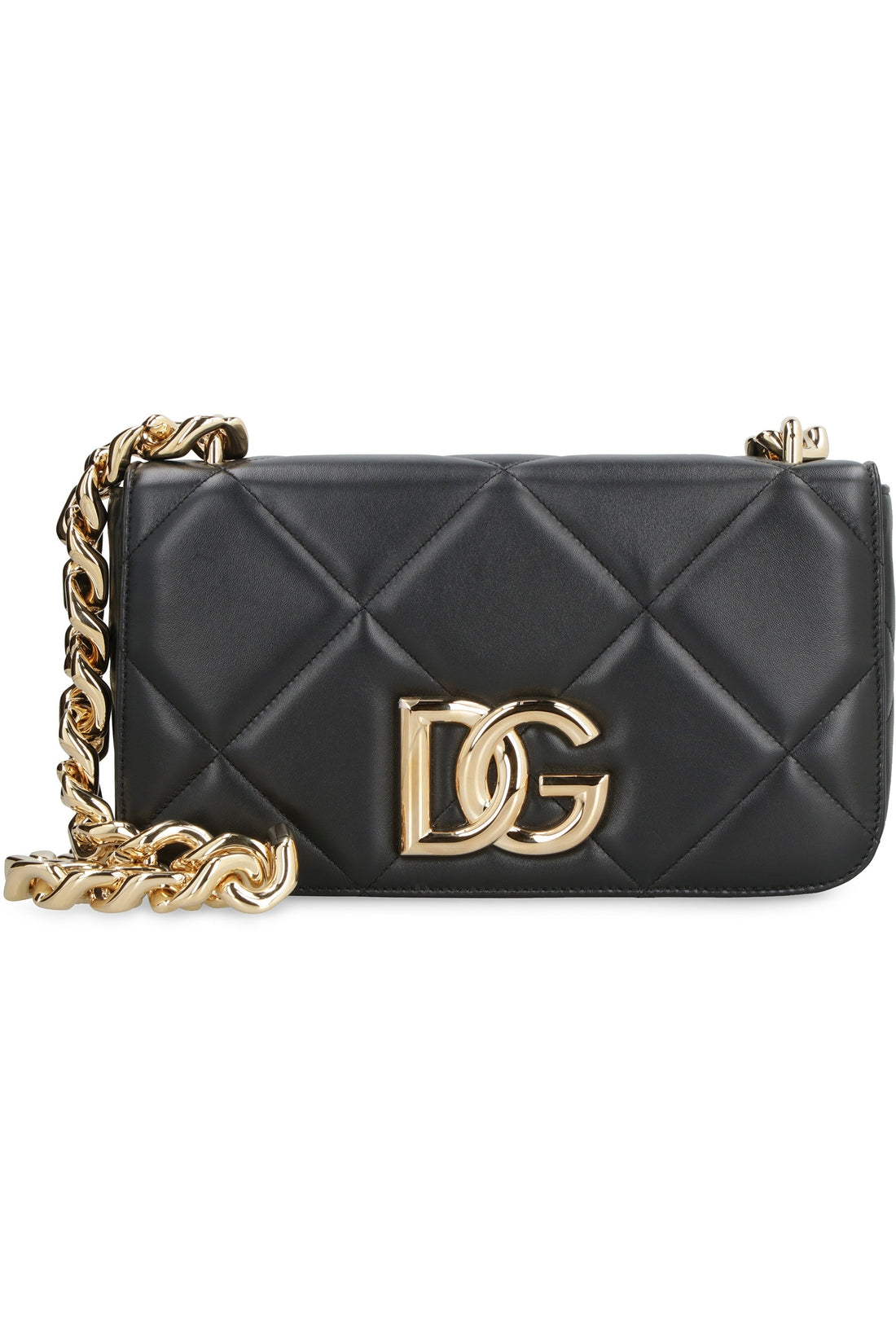 Dolce & Gabbana-OUTLET-SALE-3.5 leather shoulder bag-ARCHIVIST