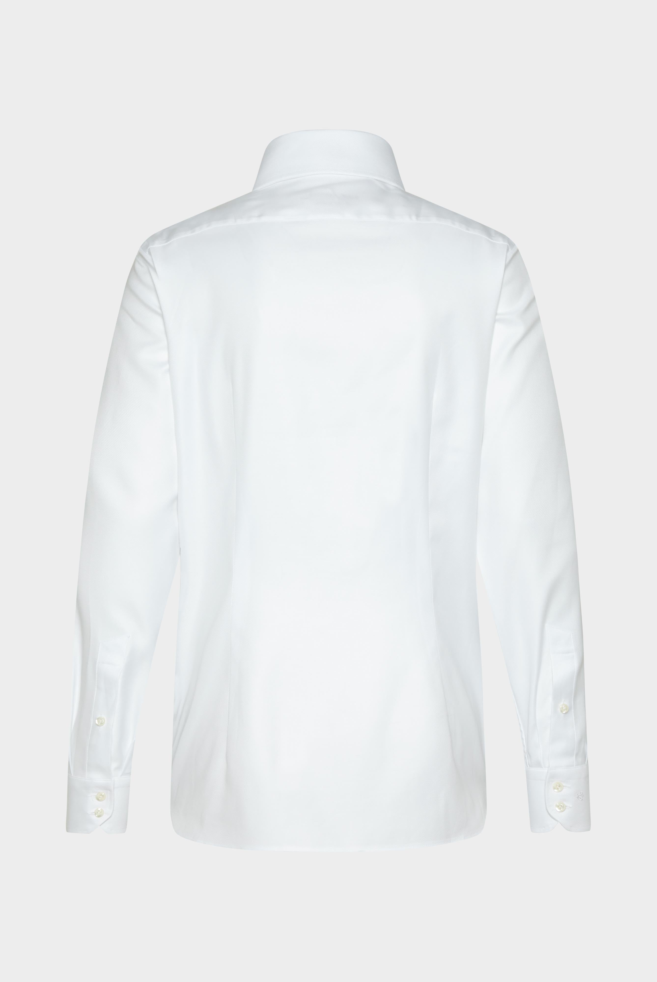 Business shirt with shark collar, comfort fit, white