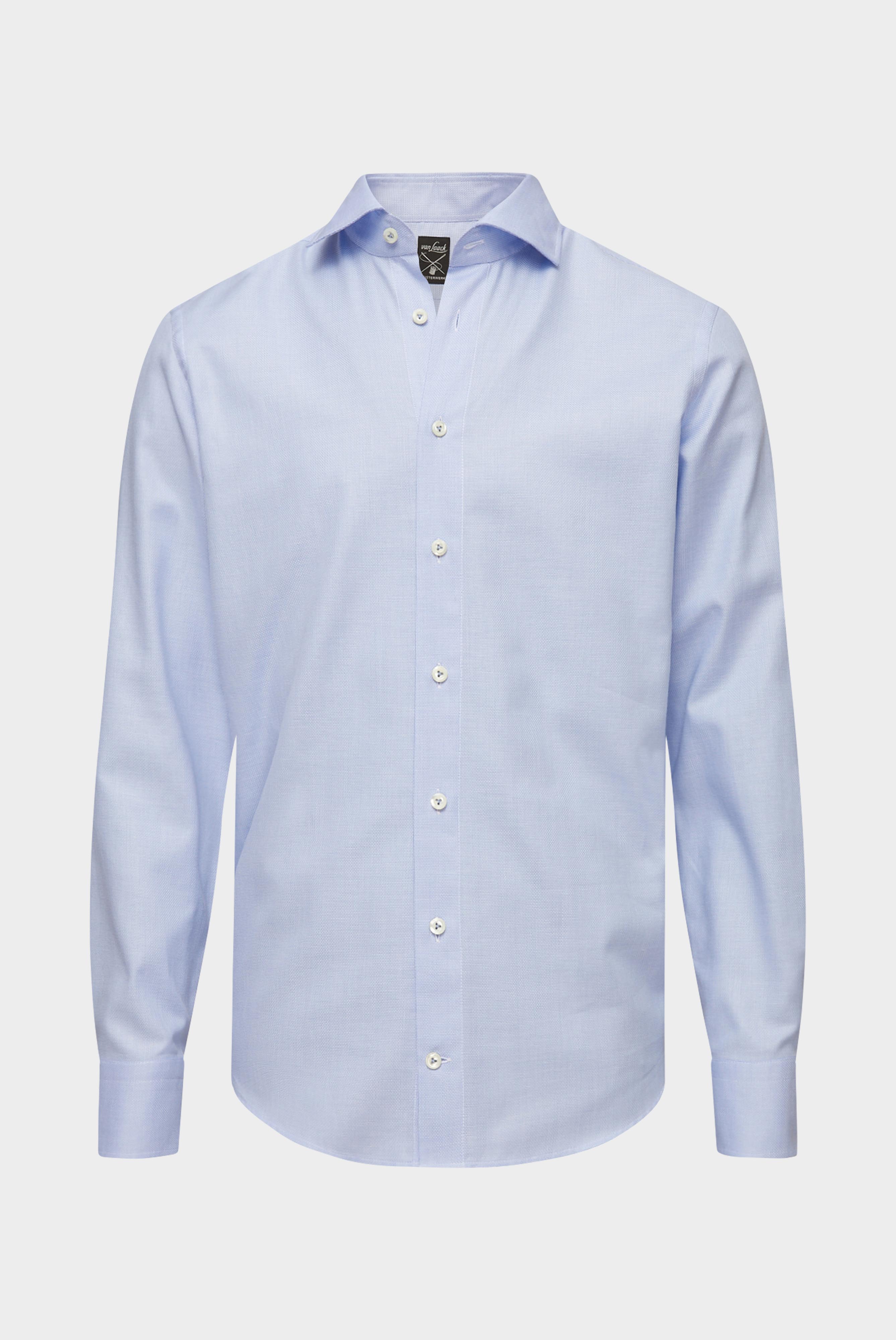 White cotton dobby business shirt