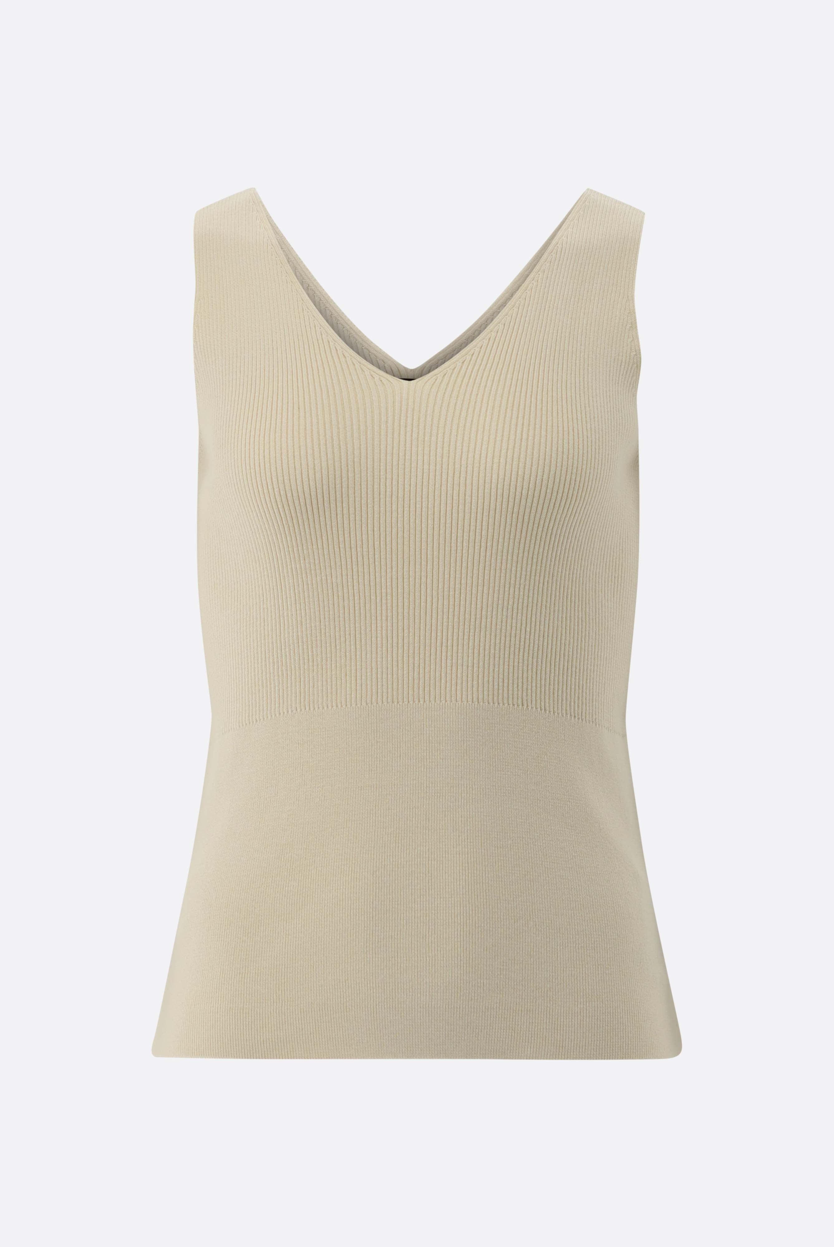 Tanktop aus Rippstrick