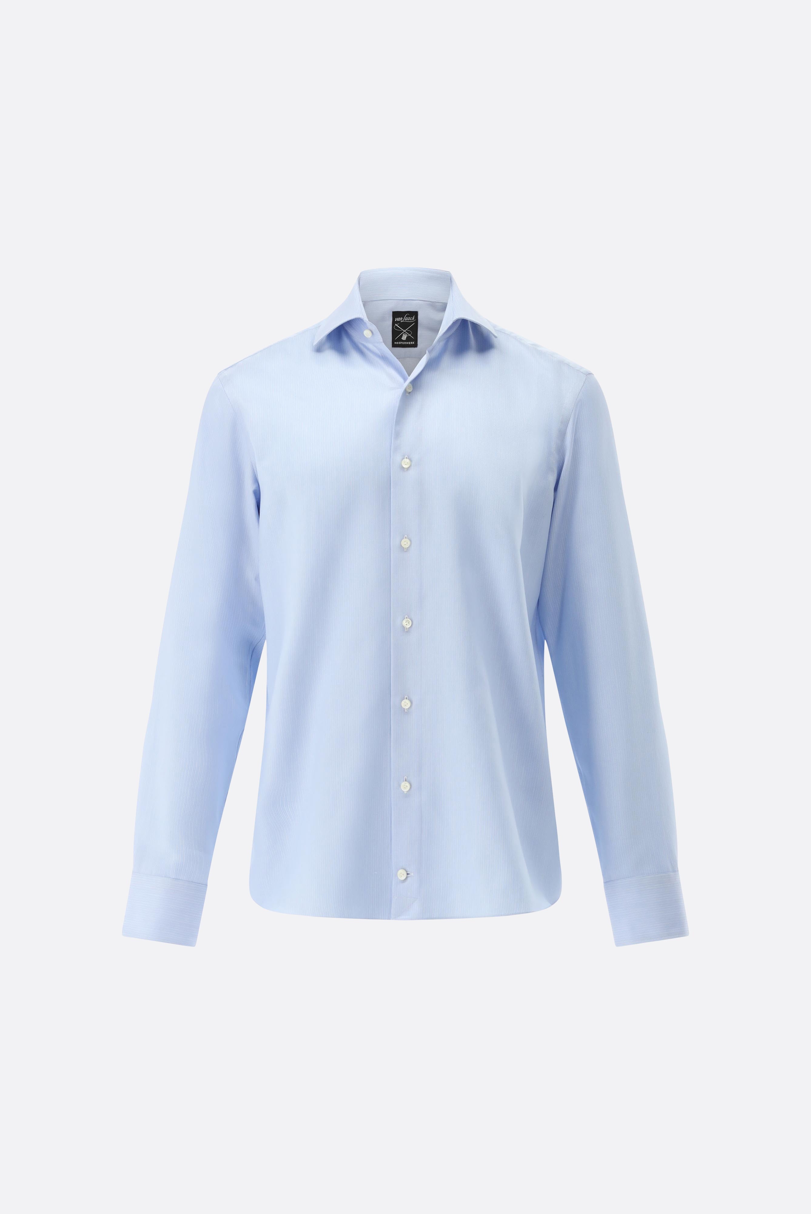 Striped shirt with texture, slim fit