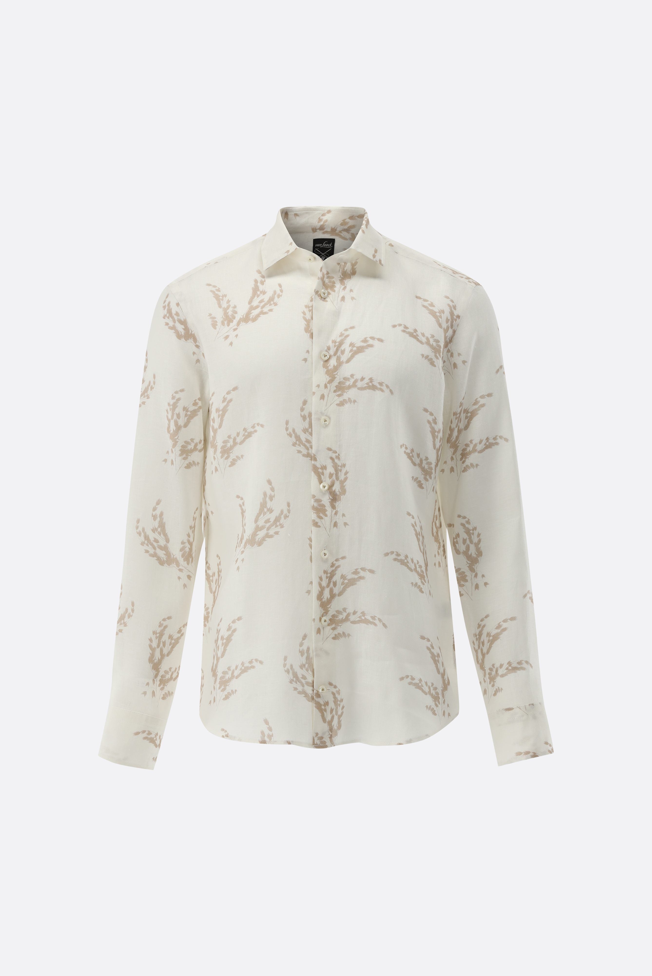 Van Laack-Leinen Hemd mit Druck Tailor Fit-Hemden & Blusen-Black-Deal-Outlet-by-ARCHIVIST