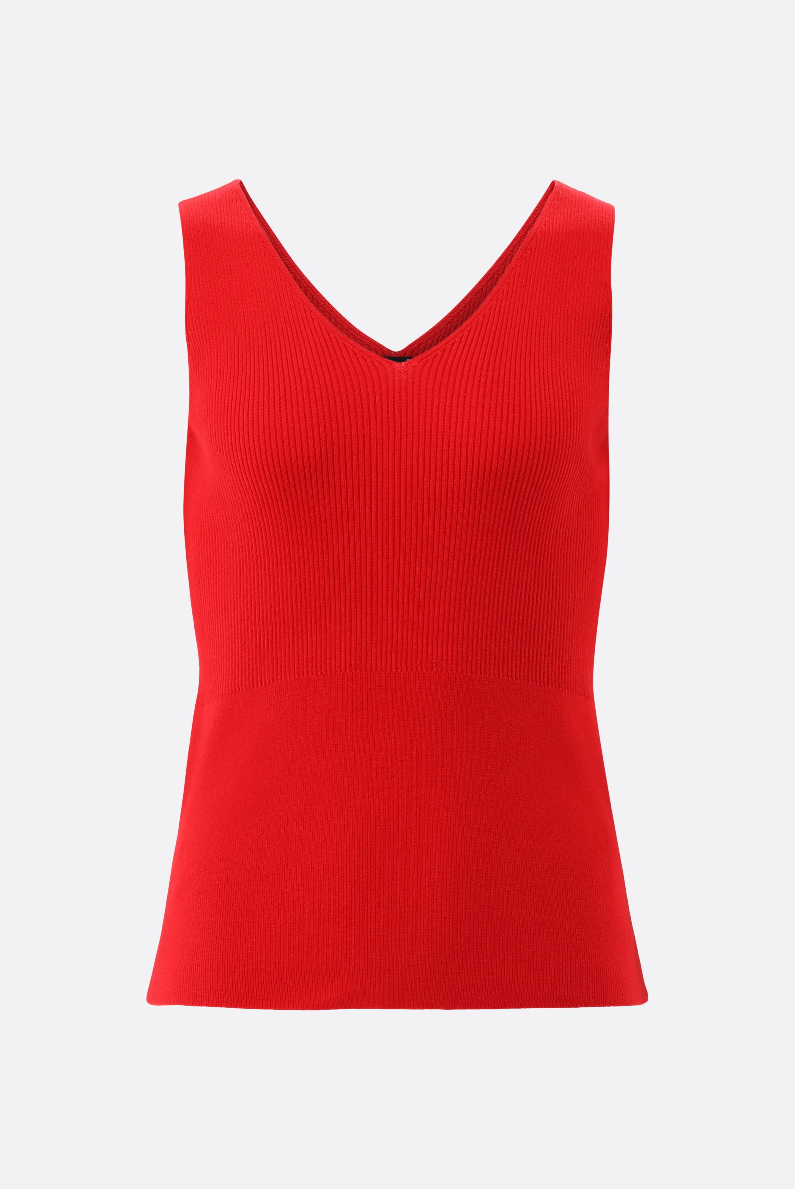 Tanktop aus Rippstrick