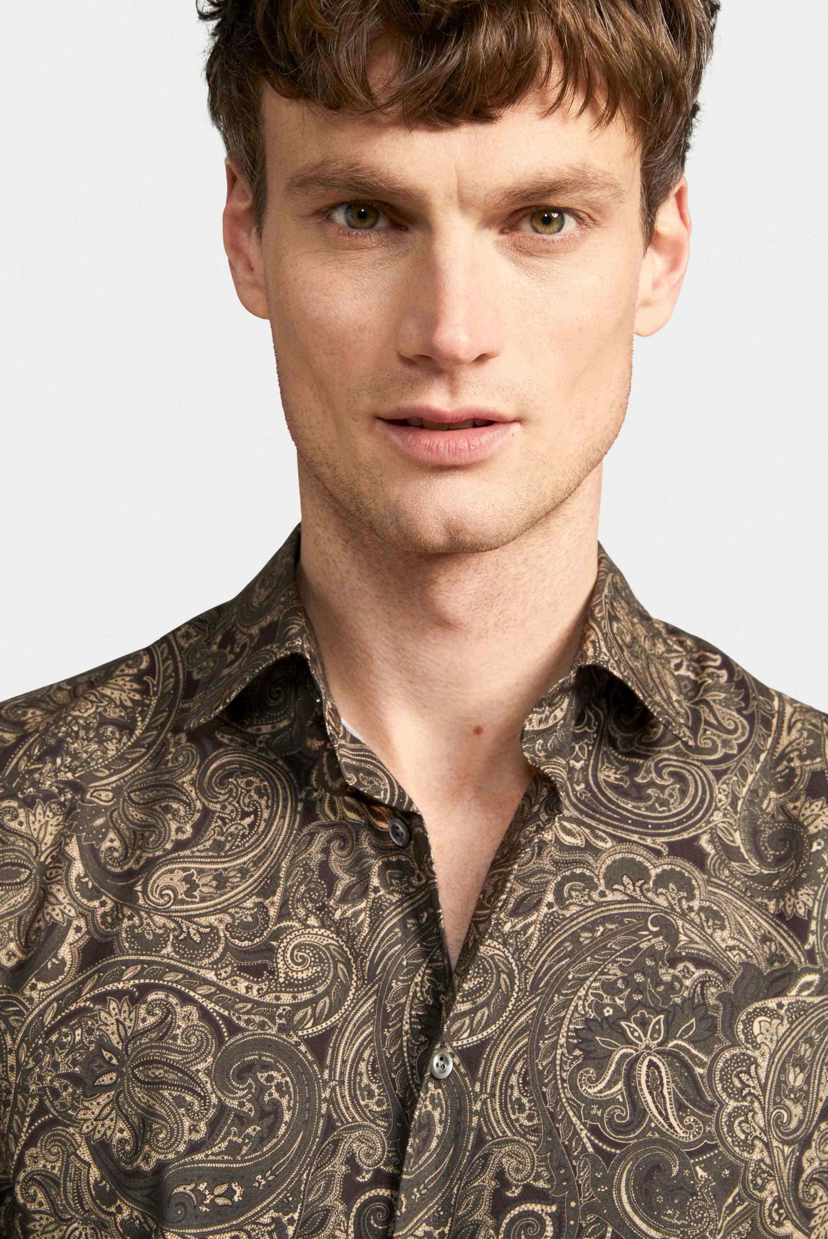 Van Laack-Hemd mit Paisley Print Tailor Fit Braun-Hemden & Blusen-Black-Deal-Outlet-by-ARCHIVIST
