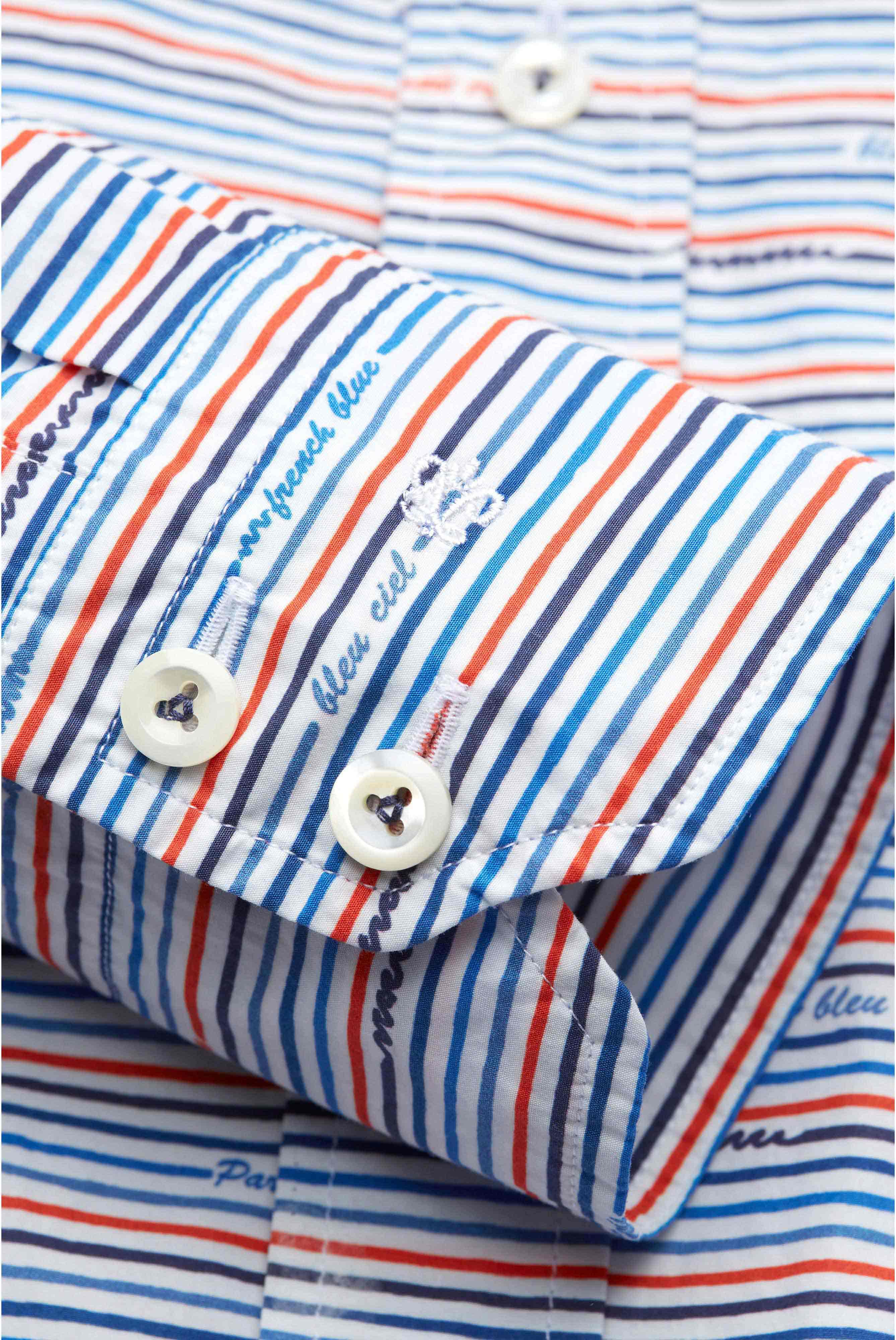 Van Laack-Langarm Hemd mit Paris Druck Tailor Fit Gestreift-Hemden & Blusen-Black-Deal-Outlet-by-ARCHIVIST