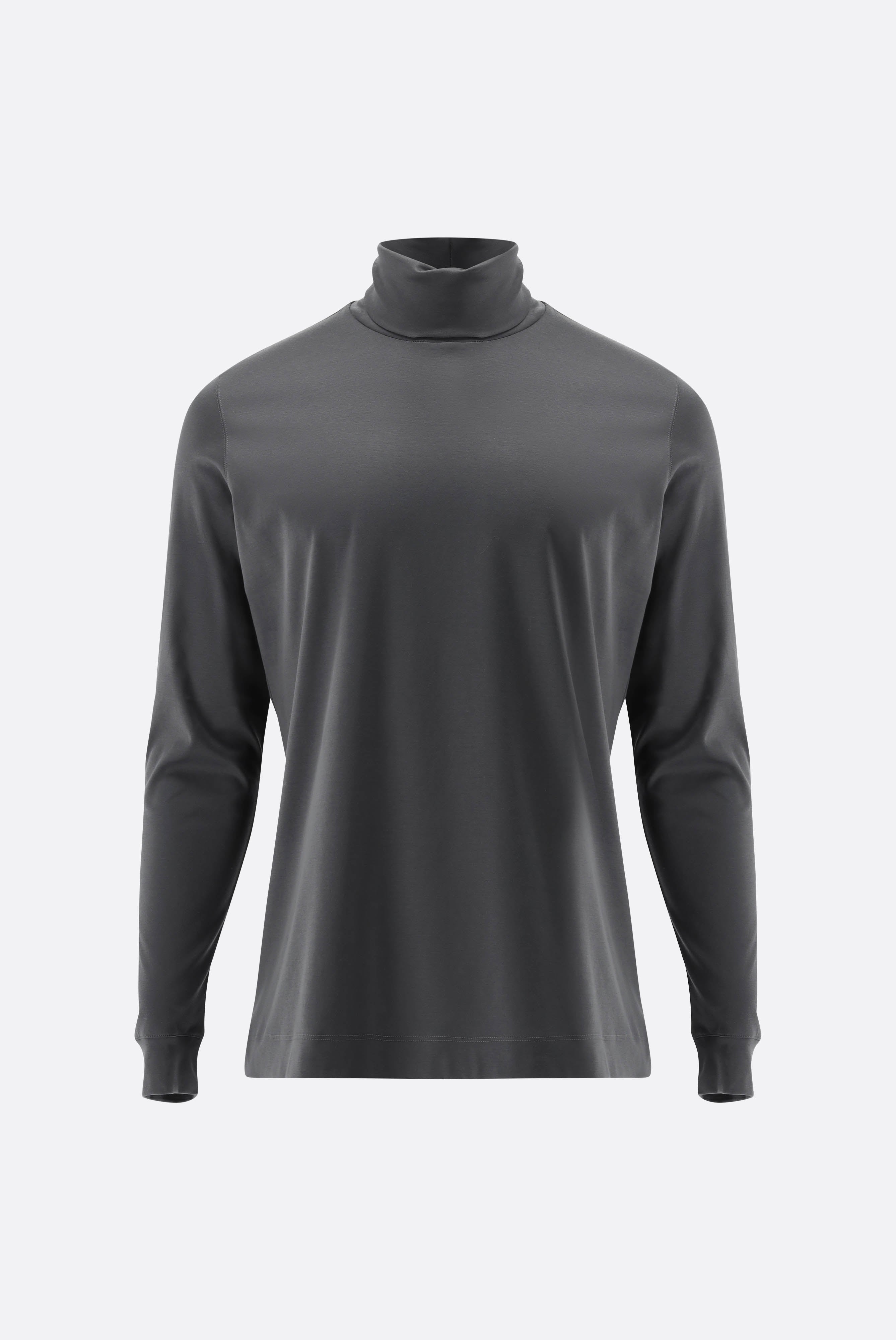 Rollkragenshirt aus Jersey