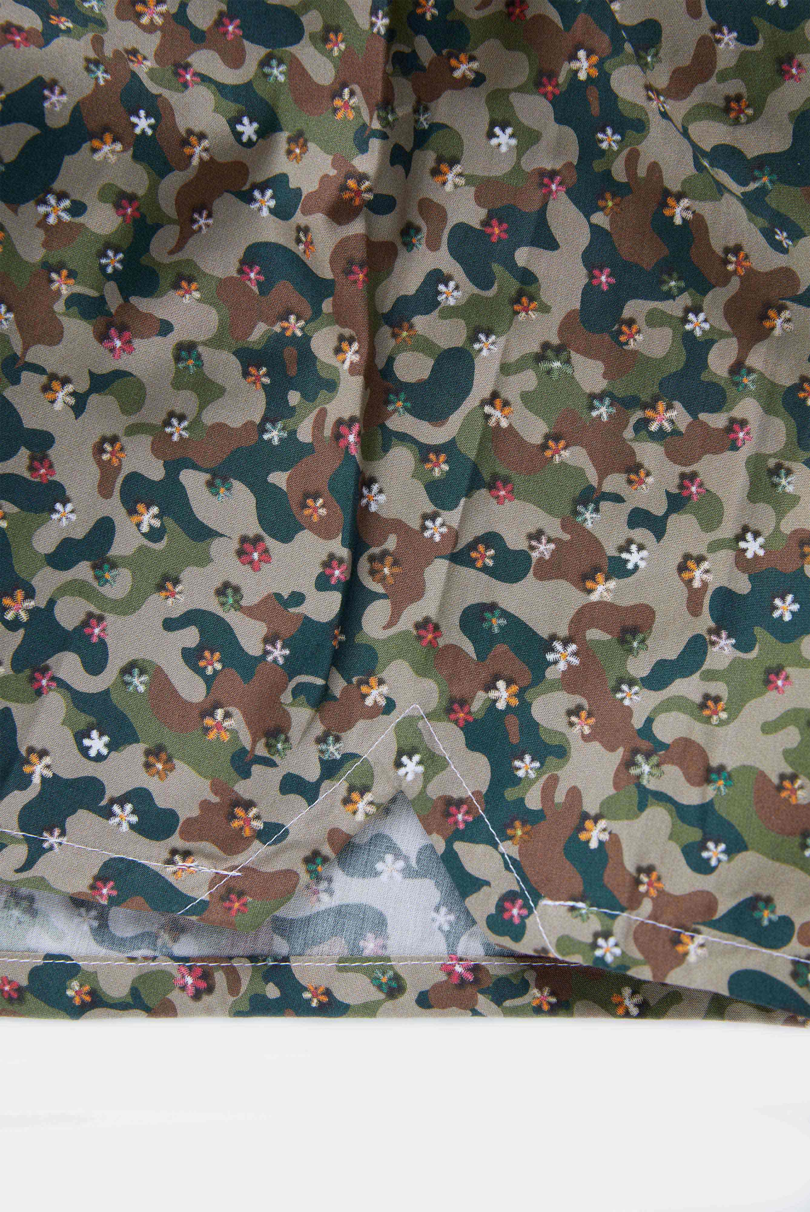 Bequeme Boxershorts mit Camouflage Grün