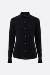 Van Laack-Bluse mit Retro Struktur aus Air Cotton-Hemden & Blusen-Black-Deal-Outlet-by-ARCHIVIST