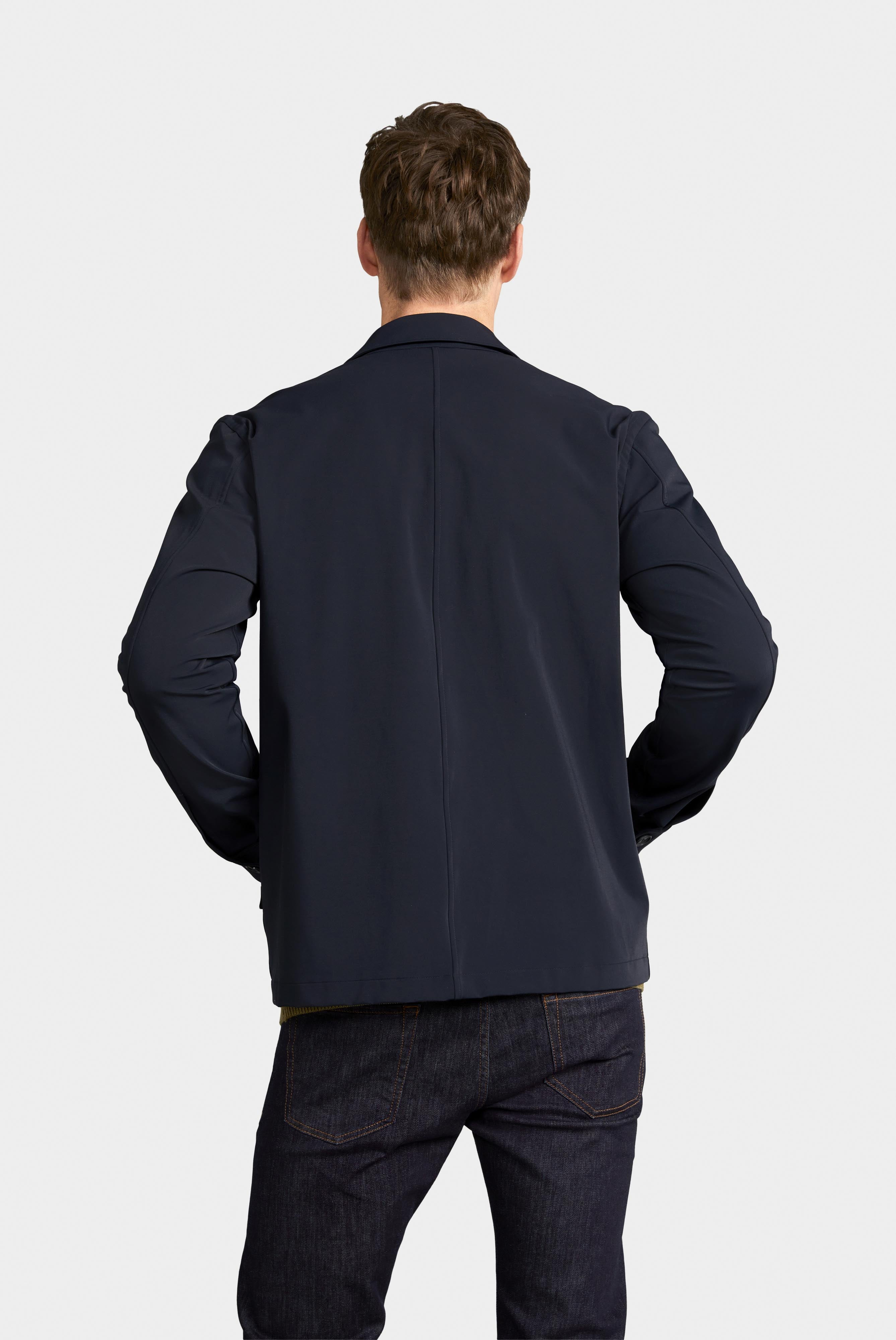 Overshirt mit Stretch-Anteil Dunkelblau