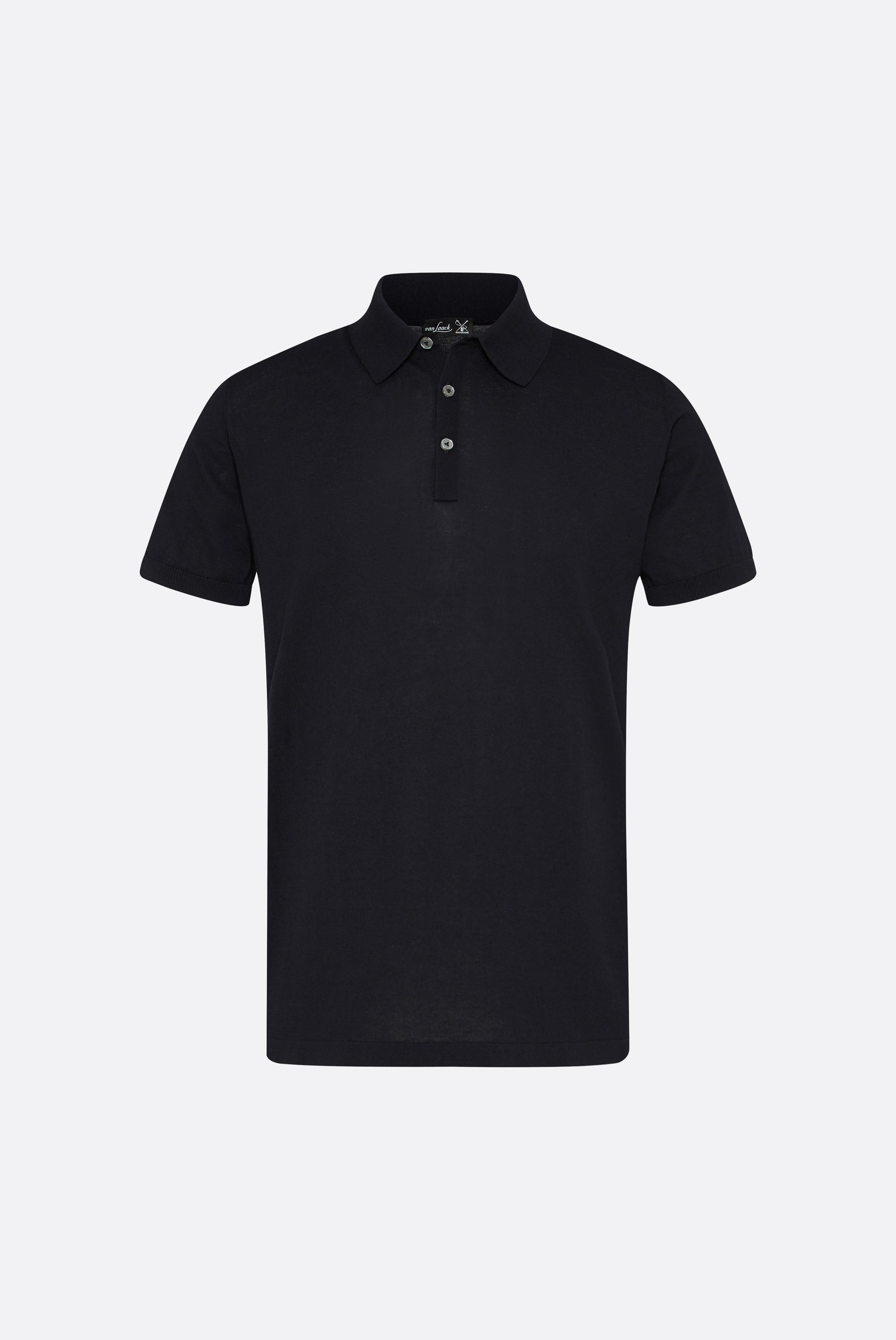 Strick Polo-Shirt aus Air Cotton