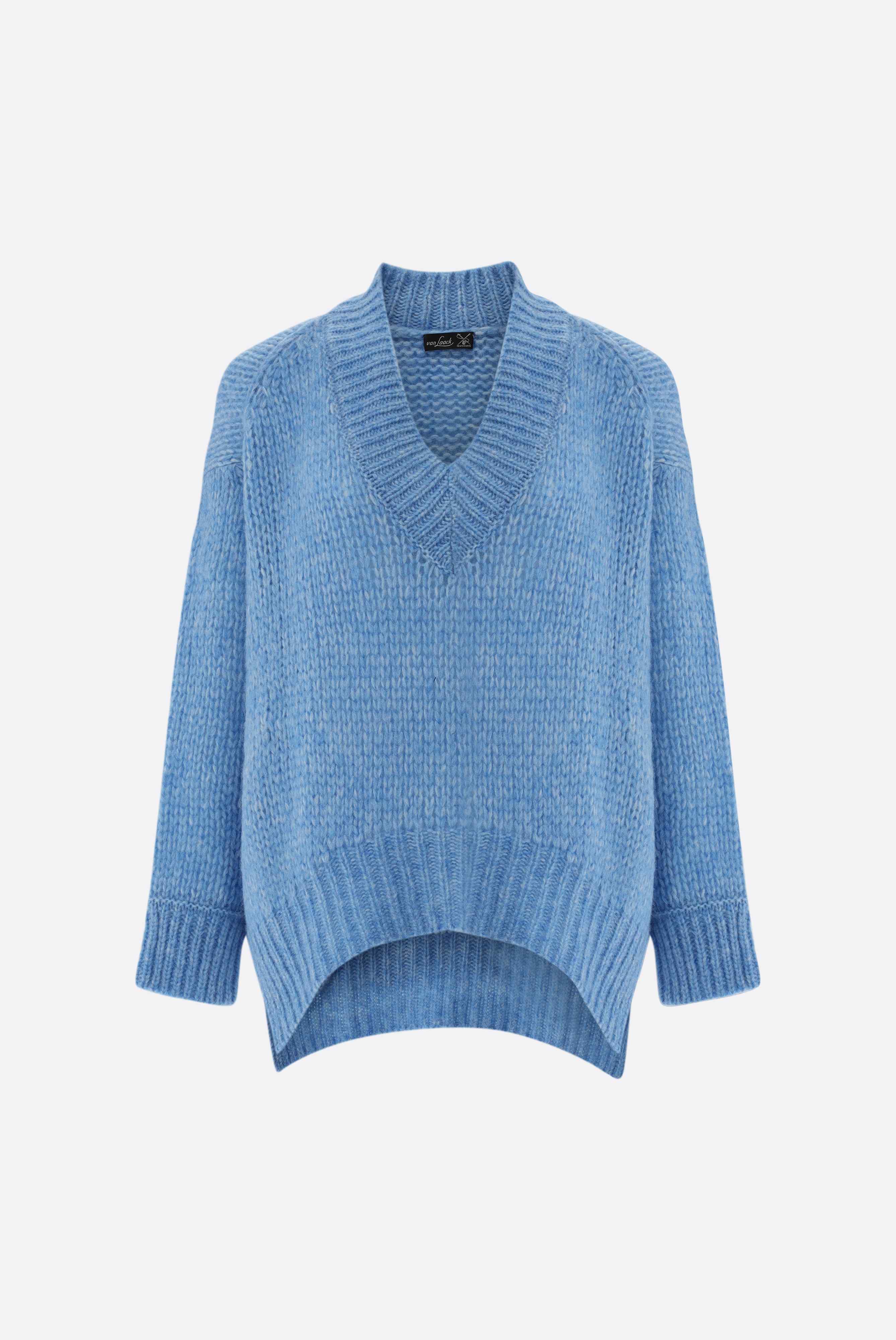 Van Laack-Leichter Oversize Pullover mit V-Aussschnitt-Strick & Pullover-Black-Deal-Outlet-by-ARCHIVIST