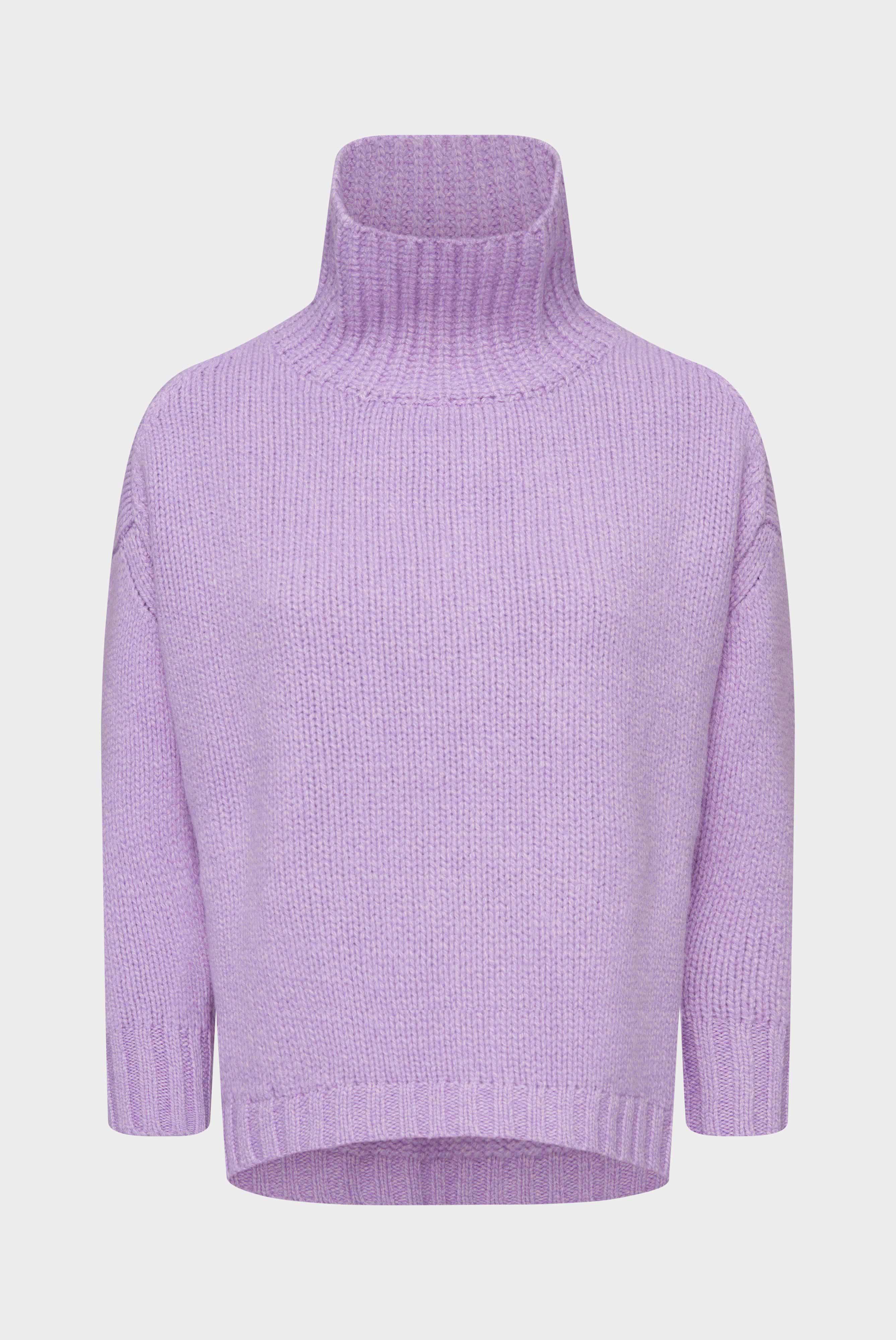 Oversized Rollkragenpullover mit Kaschmir