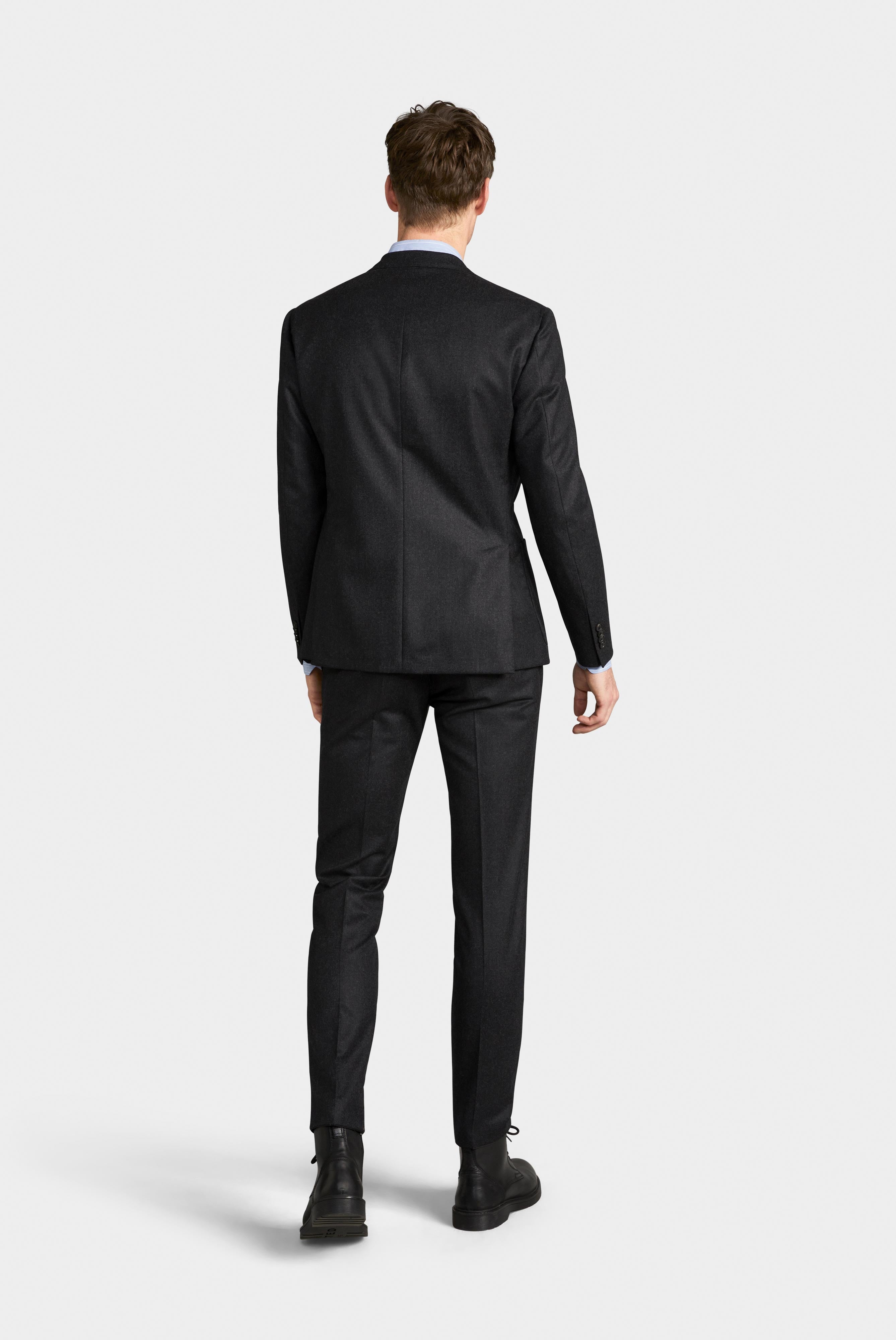 Slim fit wool trousers