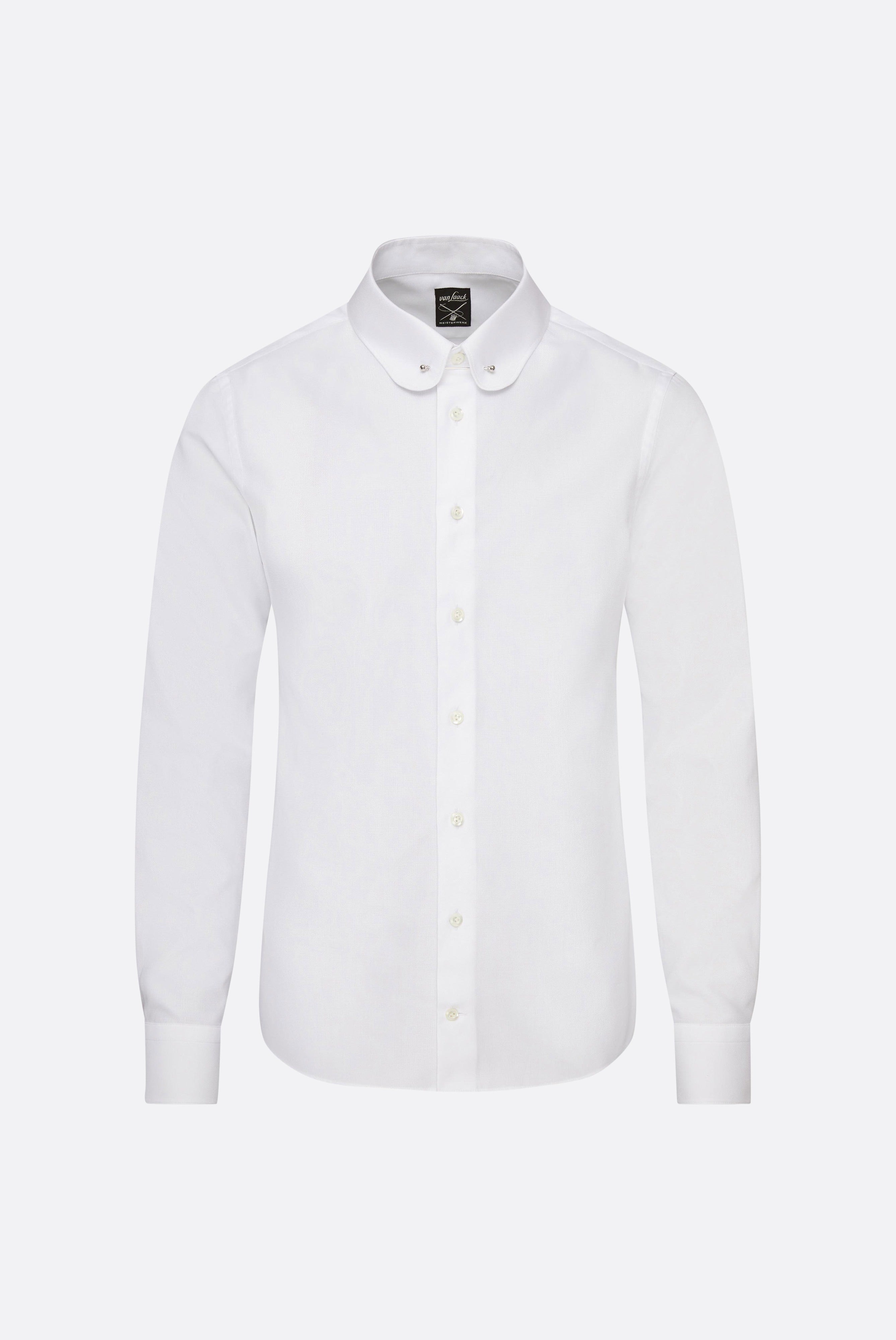Structured shirt with pin collar, tailor fit