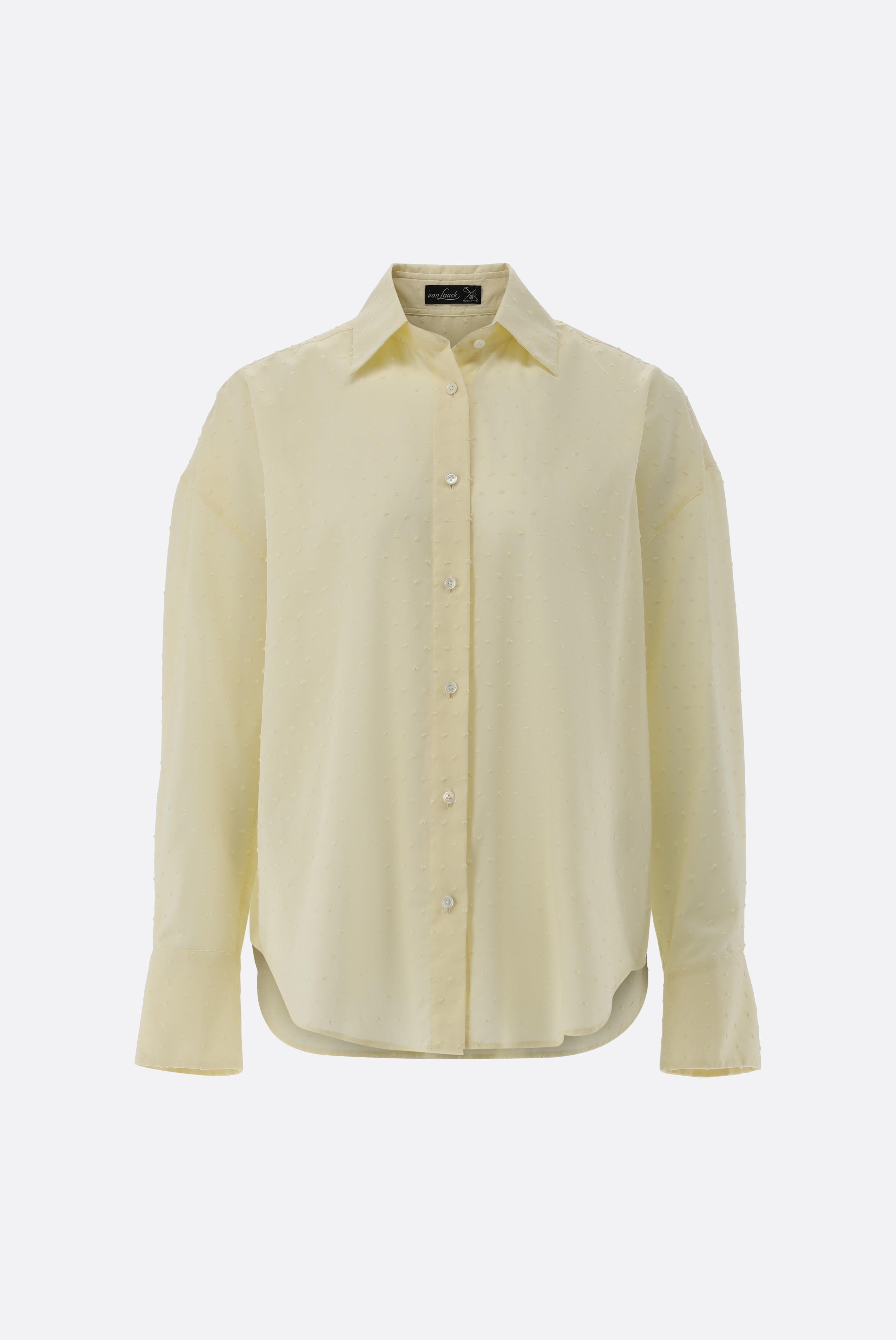 Hemdbluse mit überschnittenen Schultern