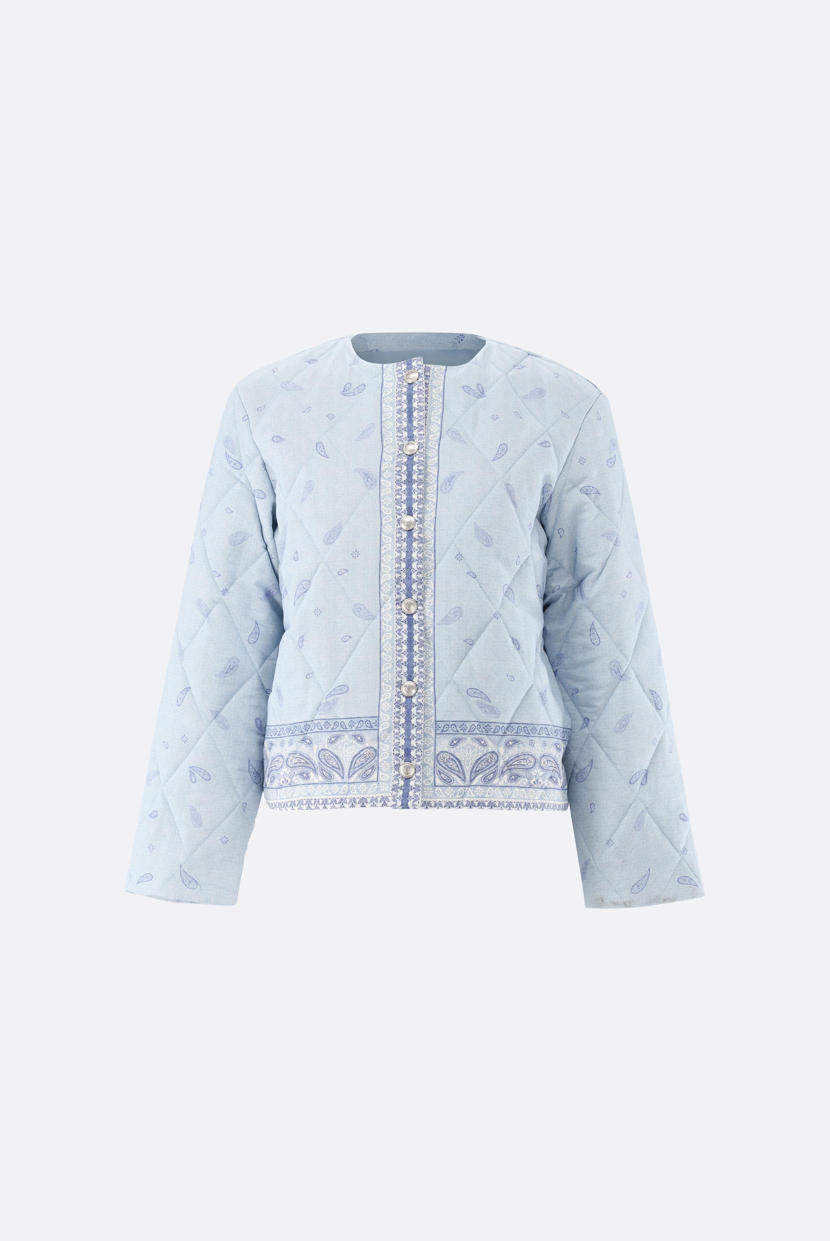 Van Laack-Steppjacke mit Bandana-Druck-Jacken & Mäntel-Black-Deal-Outlet-by-ARCHIVIST