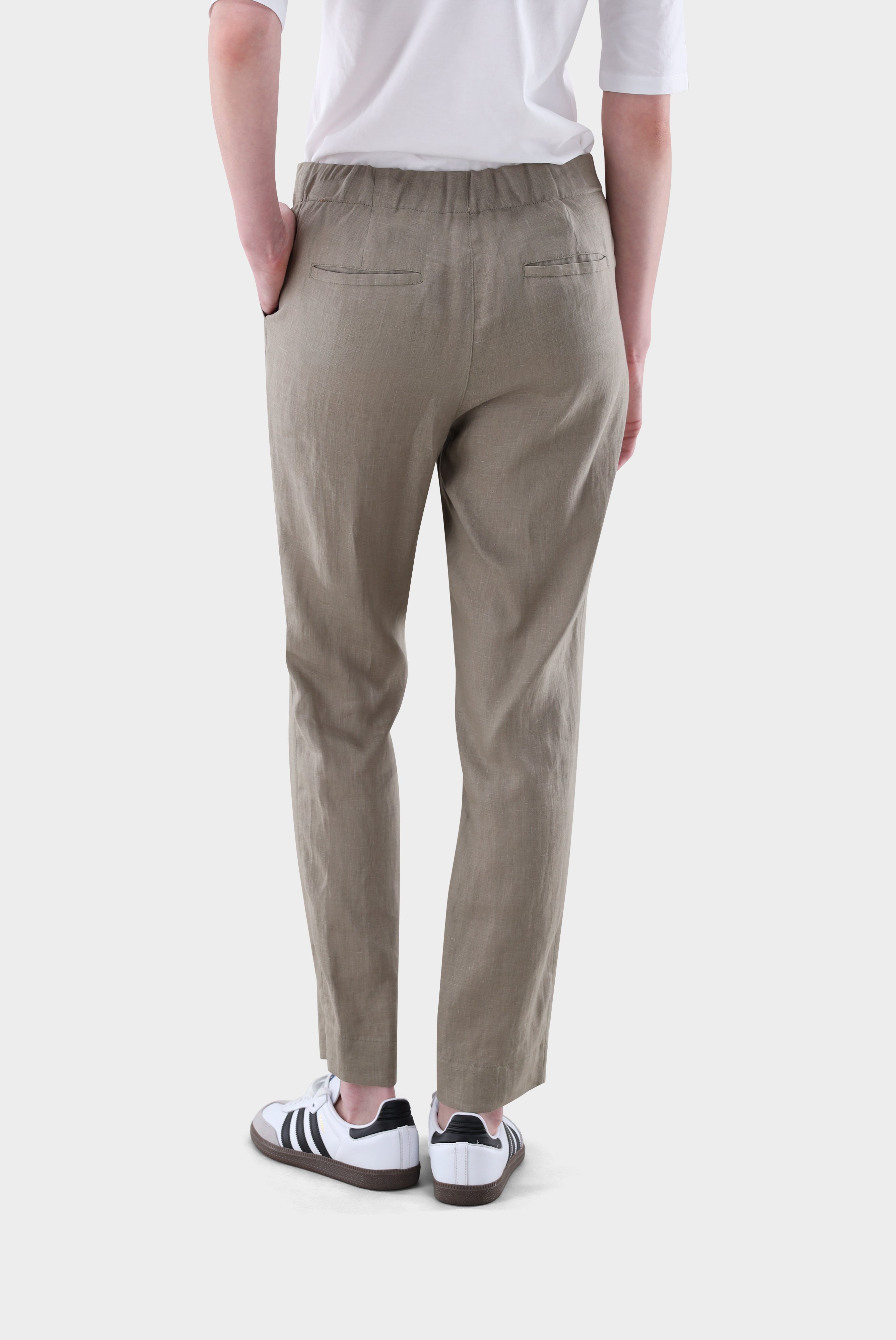 Van Laack-Hose mit mittelhohem Bund und Stretch-Hosen-Black-Deal-Outlet-by-ARCHIVIST