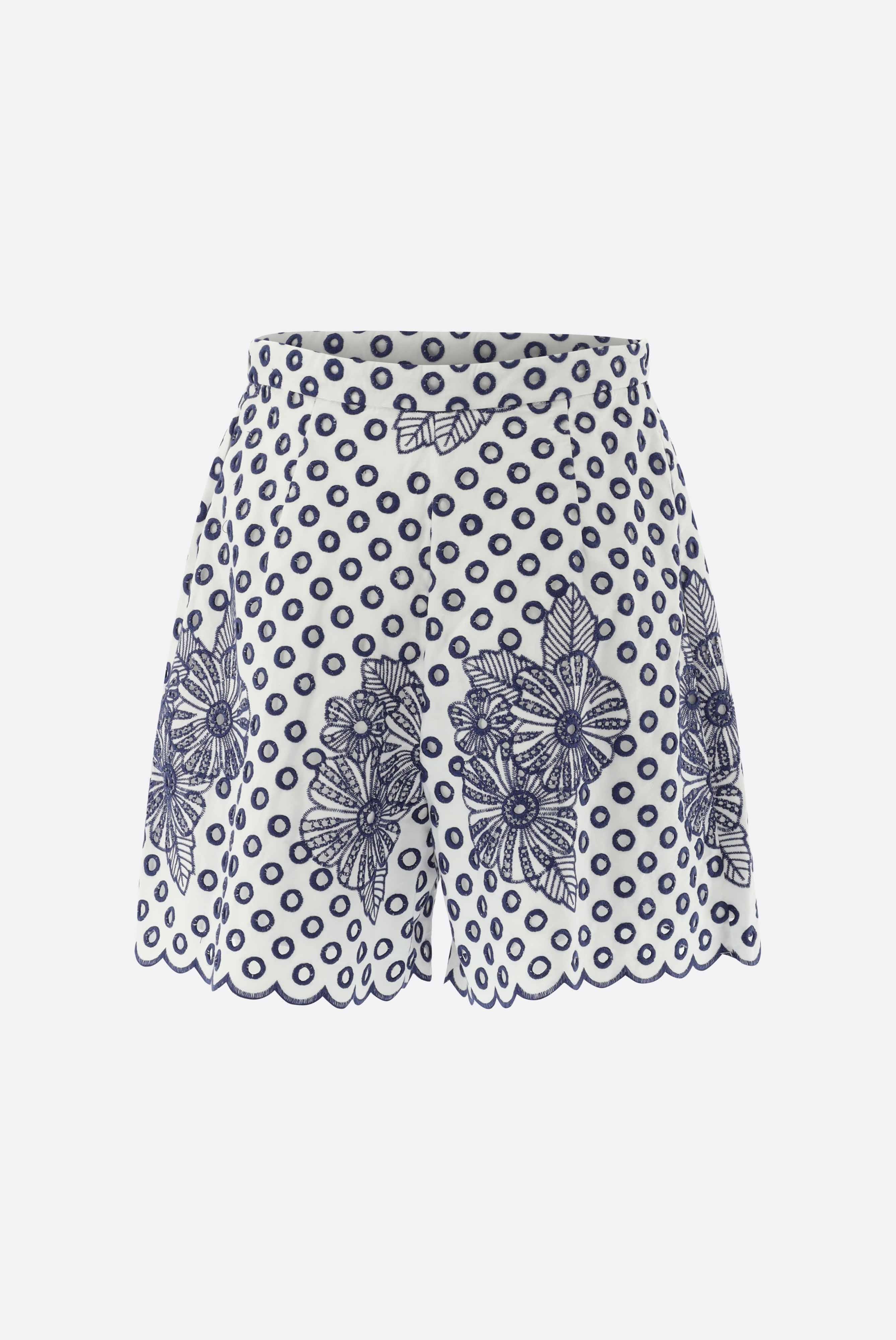 Van Laack-Shorts mit Lochstickerei-Hosen-Black-Deal-Outlet-by-ARCHIVIST