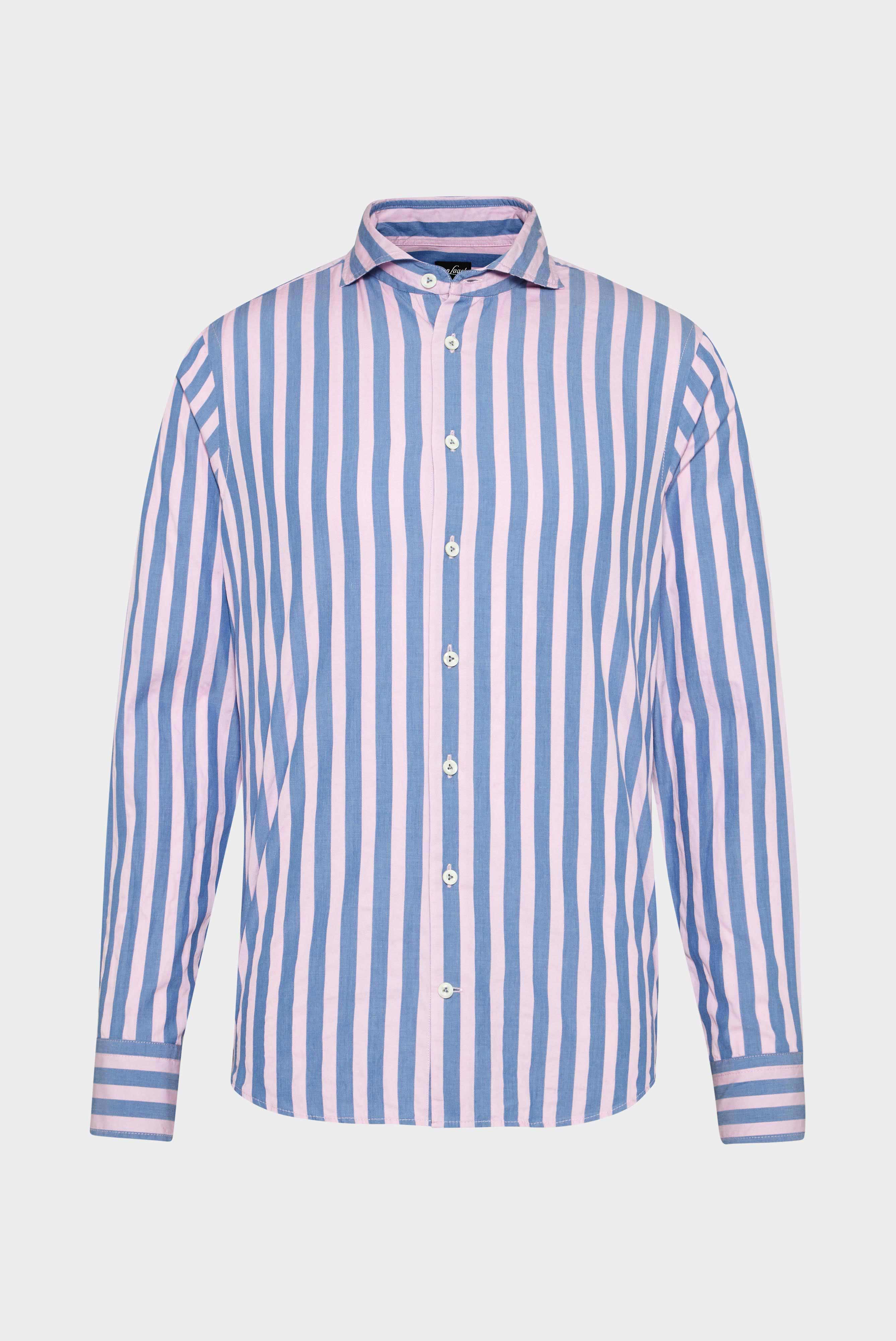 Textured Bengal-striped shirt
