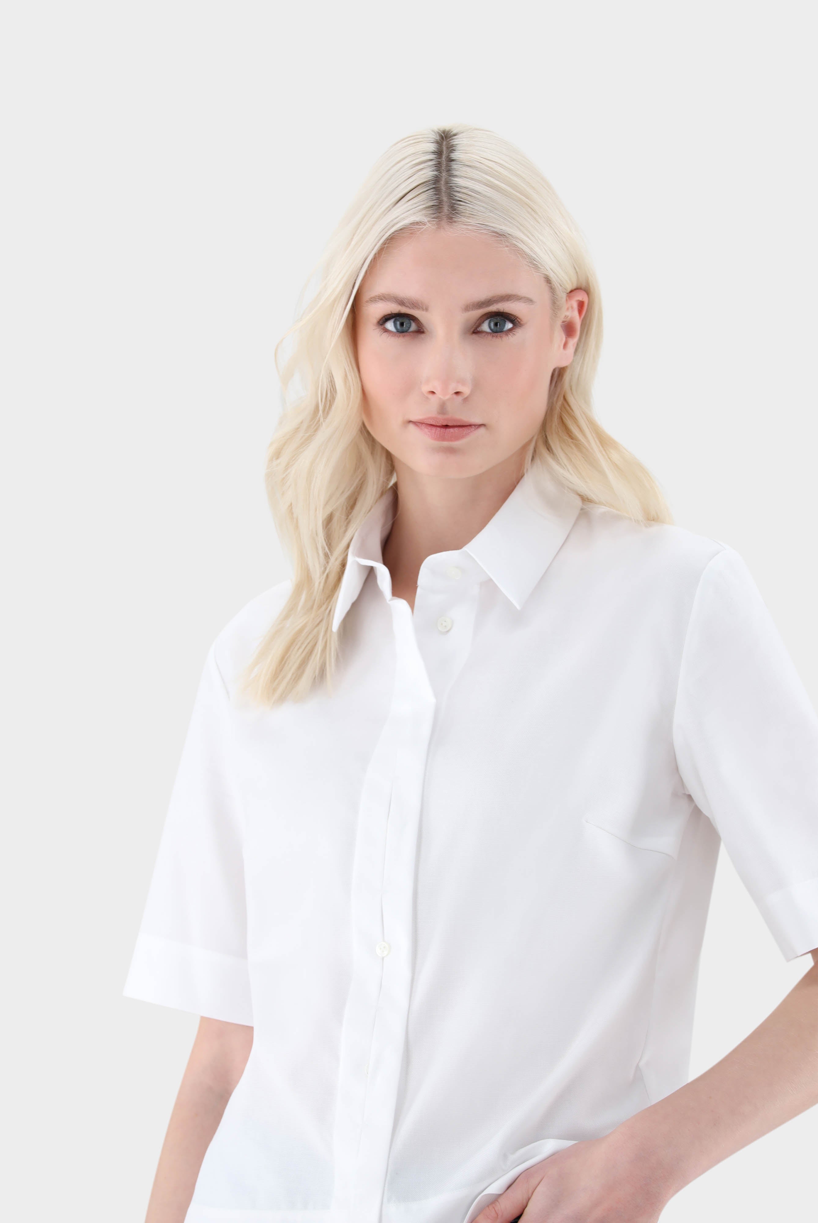 Boxy Fit Oxford Bluse