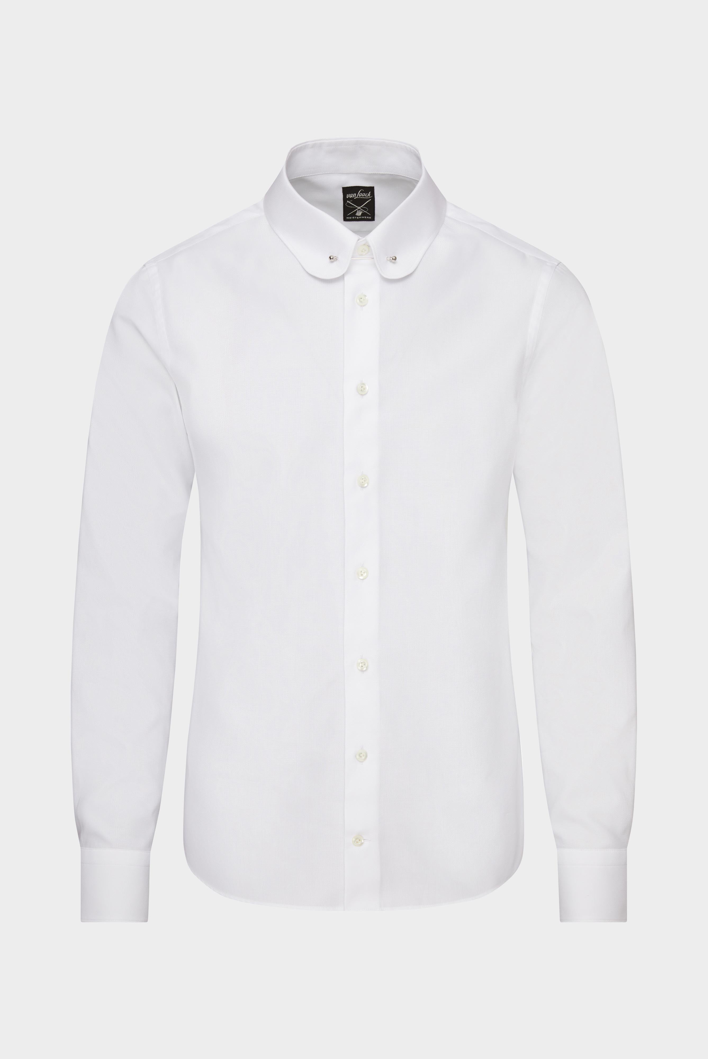 Van Laack-Strukturiertes Hemd mit Nadelkragen Tailor Fit-Hemden & Blusen-Black-Deal-Outlet-by-ARCHIVIST