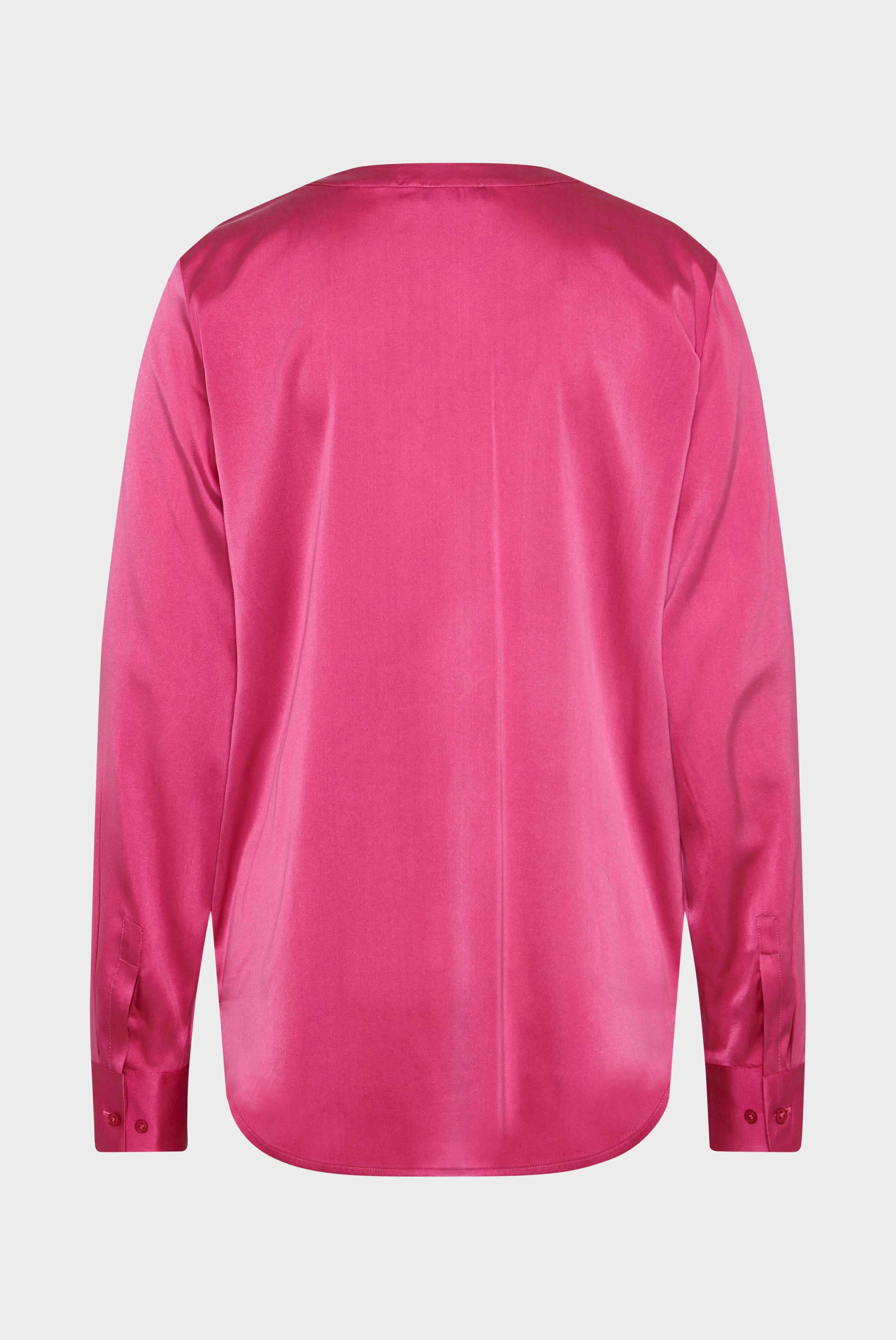 Tunika Bluse aus Seide Pink