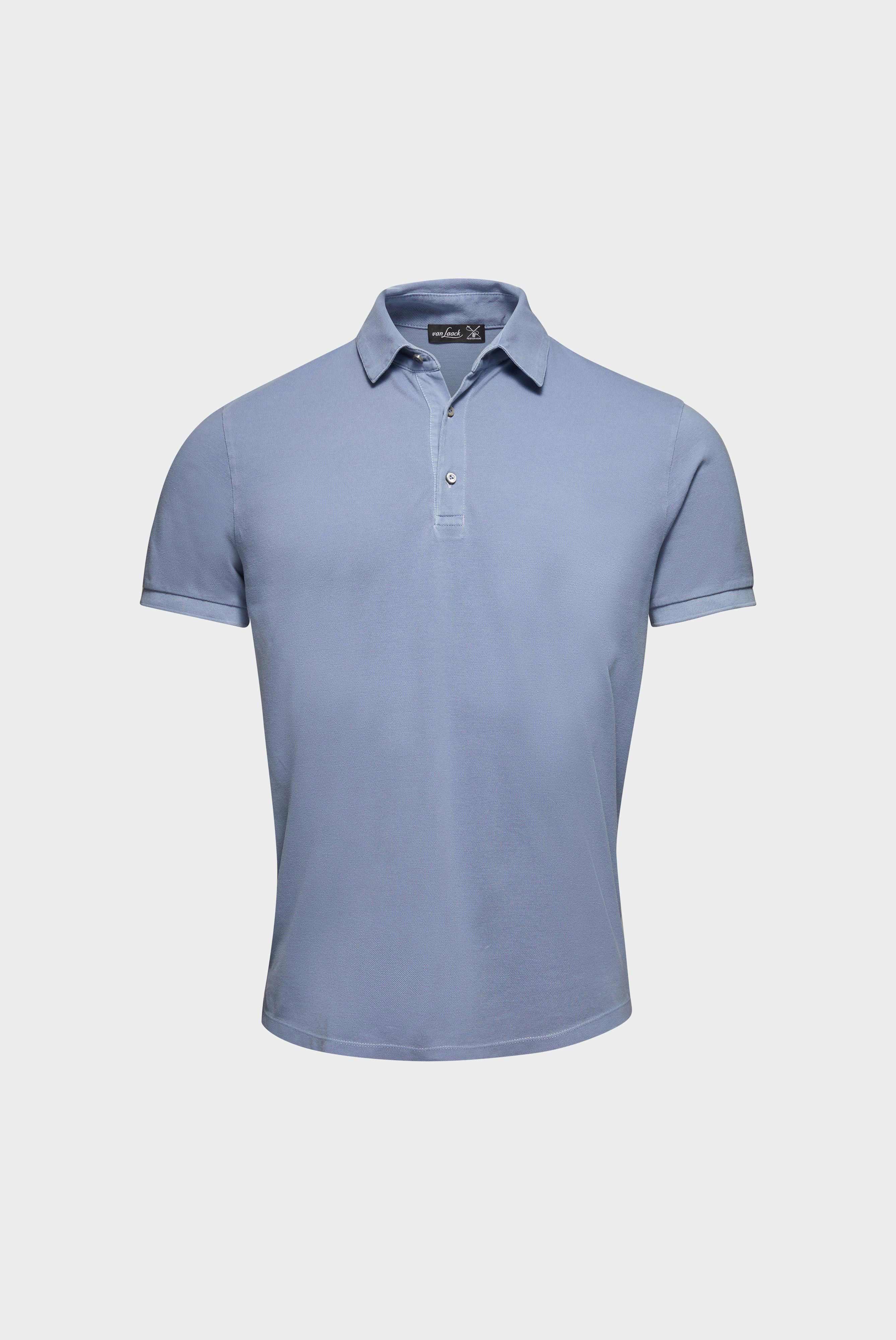 Garment dyed Piqué Poloshirt