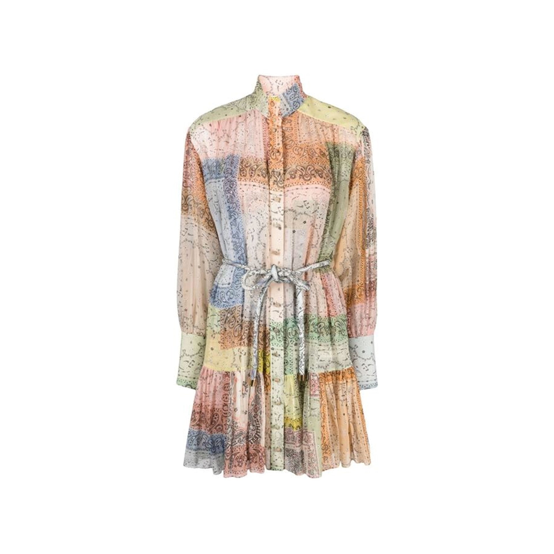 Zimmermann Cotton And Silk Printed Dress