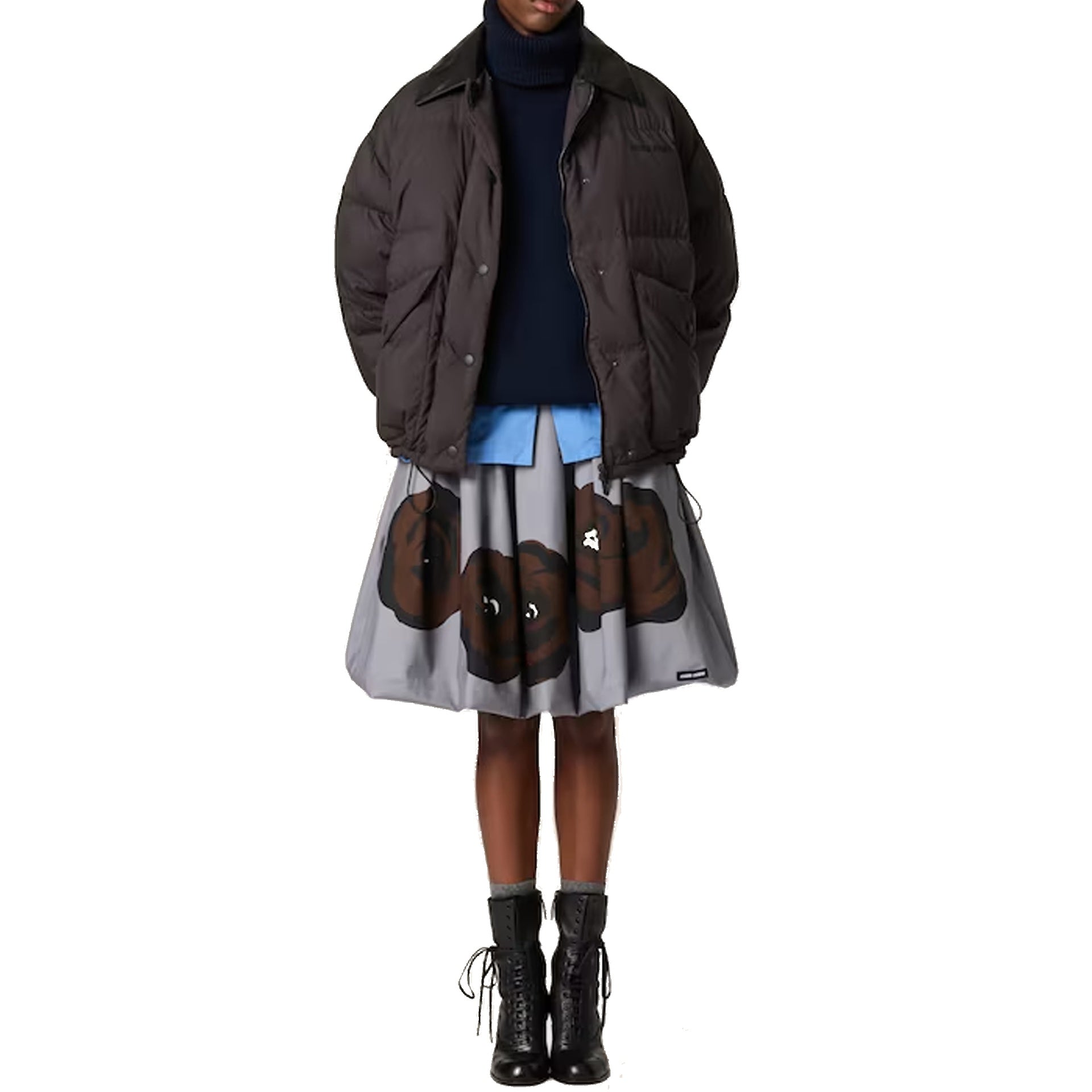 Miu Miu Wool-Cashmere Rollneck Sweater-WOMEN CLOTHING-Miu Miu-ARCHIVIST