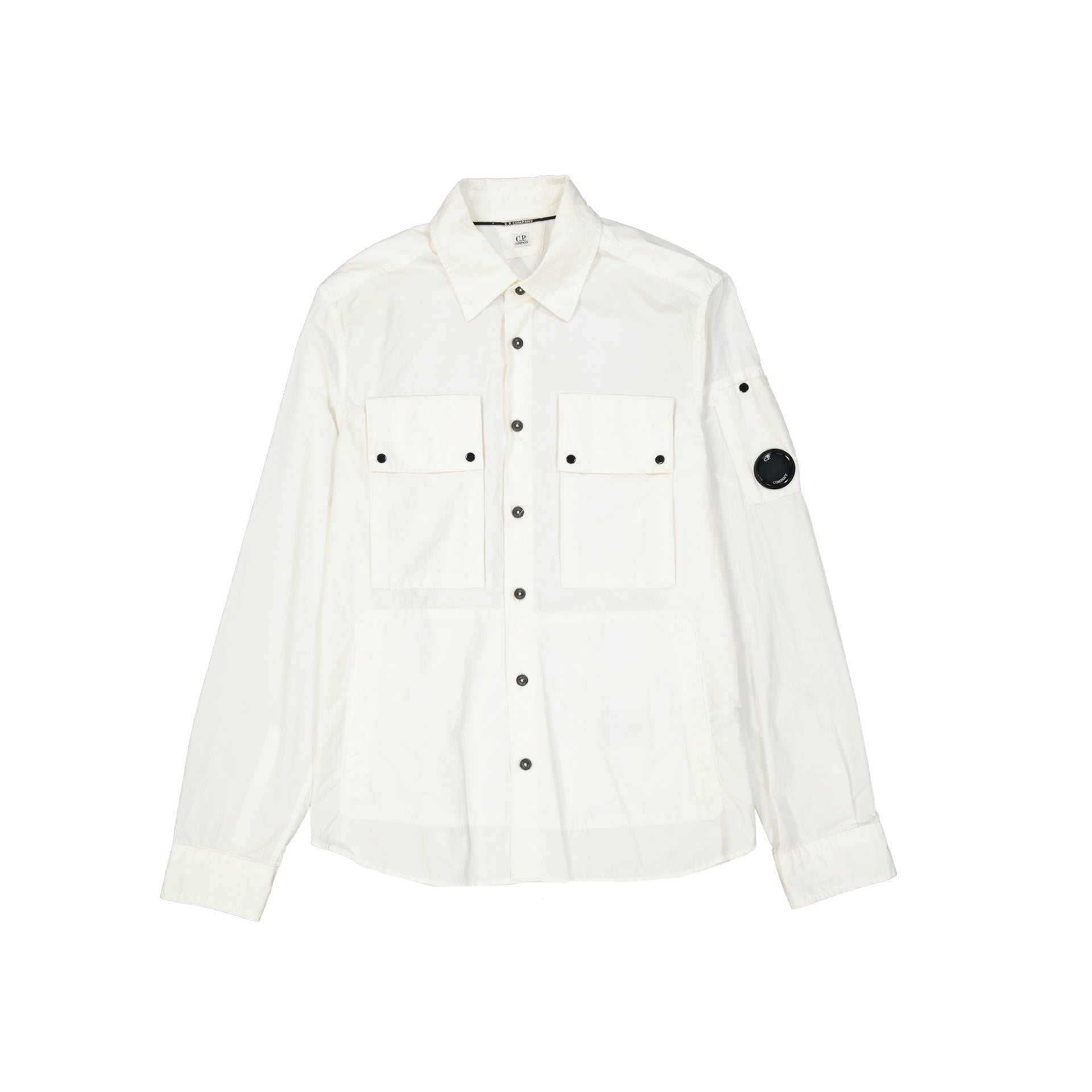 C.P. Company-C.P Company Cotton Shirt-MEN CLOTHING-Black-Deal-Outlet-by-ARCHIVIST