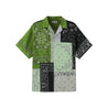 Kenzo-Kenzo Patchwork Cotton Shirt-MEN CLOTHING-Black-Deal-Outlet-by-ARCHIVIST