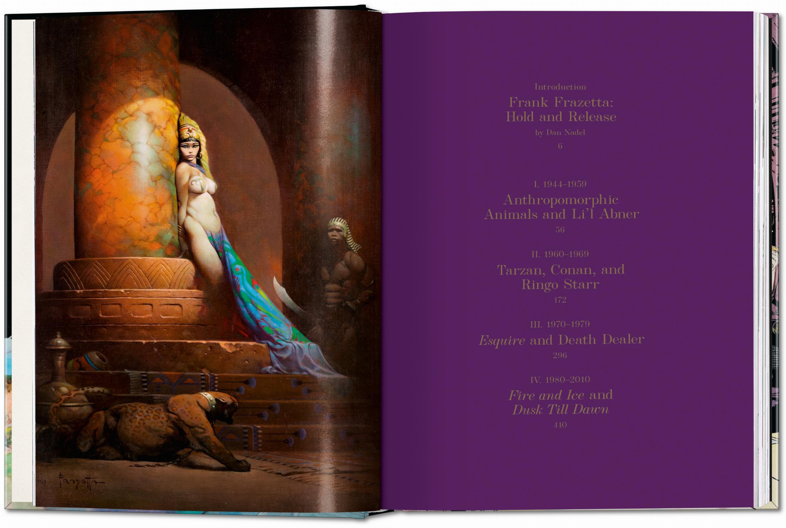 Taschen-The Fantastic Worlds of Frank Frazetta. 45th Ed. (German, French, English)-Art-Black-Deal-Outlet-by-ARCHIVIST