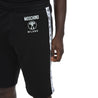 Moschino Couture-Moschino Couture Contrasting Band Shorts-MEN CLOTHING-Black-Deal-Outlet-by-ARCHIVIST
