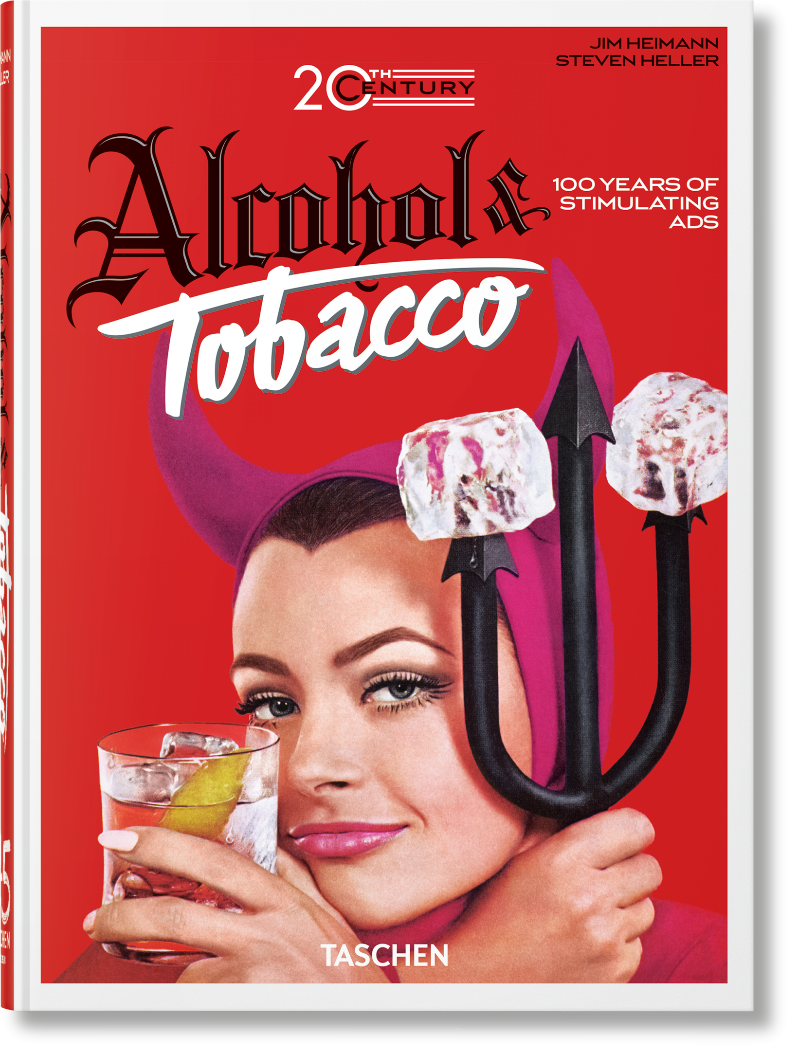 Taschen-20th Century Alcohol & Tobacco Ads. 45th Ed. (German, French, English)-Pop Culture-Black-Deal-Outlet-by-ARCHIVIST