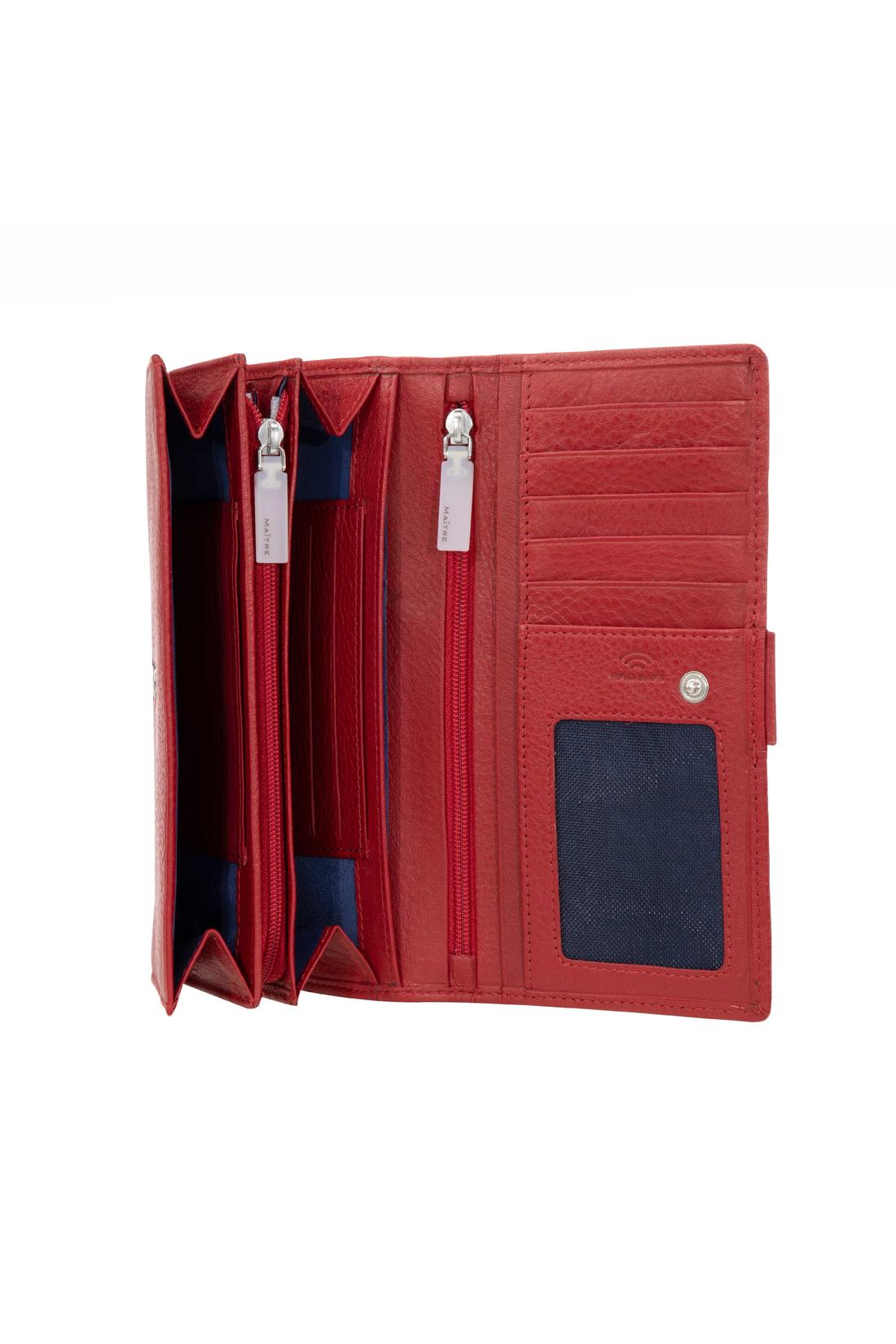 Maitre-Maitre - Unisex Geldbörse Kirschroth Diedburg-Taschen-Black-Deal-Outlet-by-ARCHIVIST