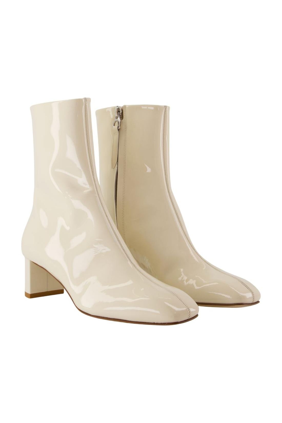 Aeyde-Millie Stiefeletten - Aeyde - Leder - Weiß-Stiefel & Stiefeletten-Black-Deal-Outlet-by-ARCHIVIST