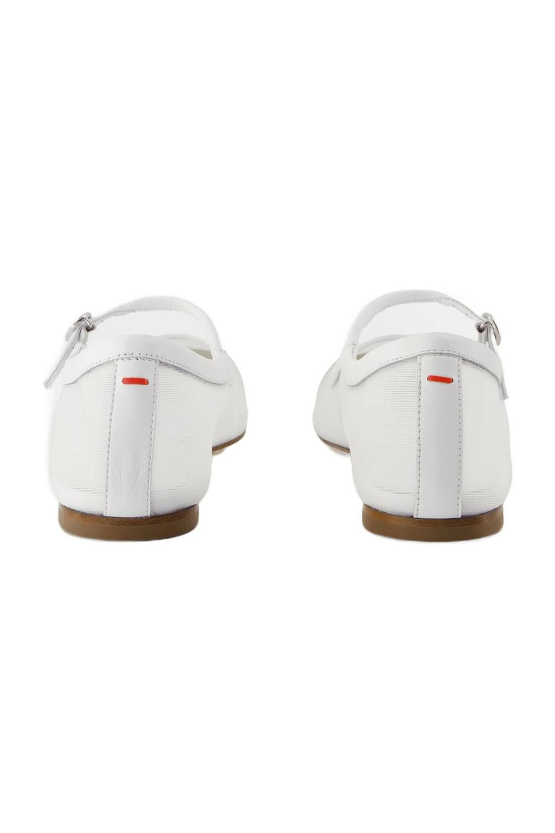 Uma Mesh Ballerinas - Aeyde - Leder - Weiß