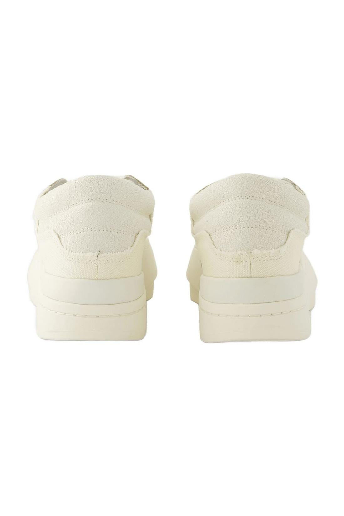 Lux Ball Low Sneakers - Y-3 - Leather - White