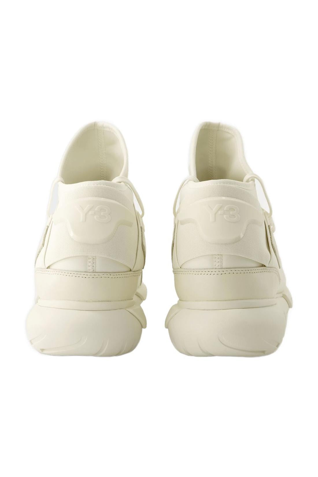Qasa Sneakers - Y-3 - Leather - Beige/White