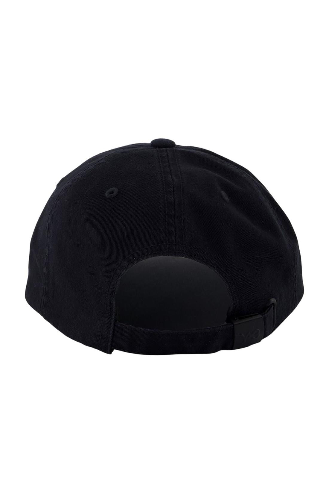 Y-3-Graphic Cap - Y-3 - Baumwolle - Schwarz-Outdoor-Black-Deal-Outlet-by-ARCHIVIST